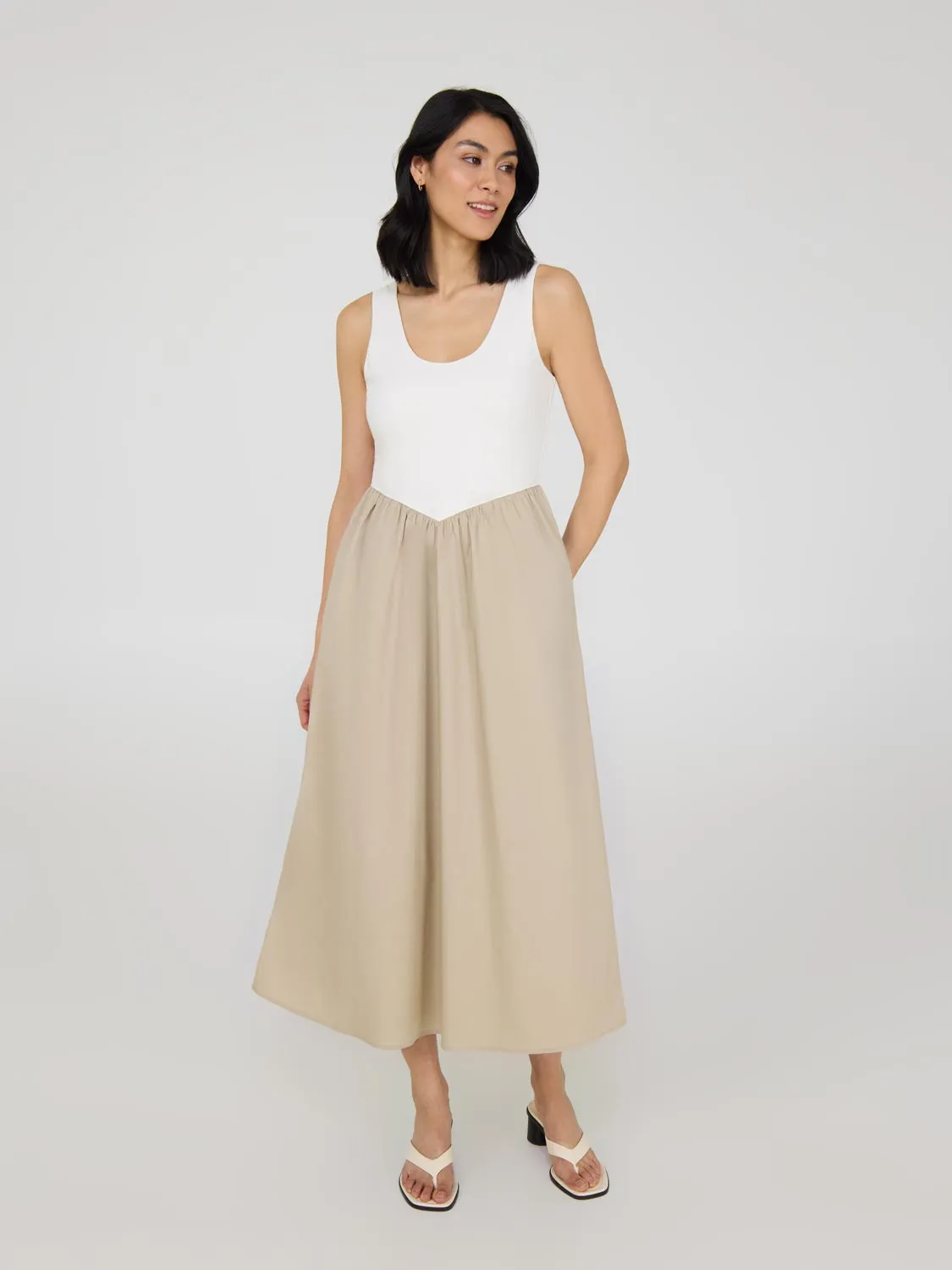 2-Fer Midi Tank Dress