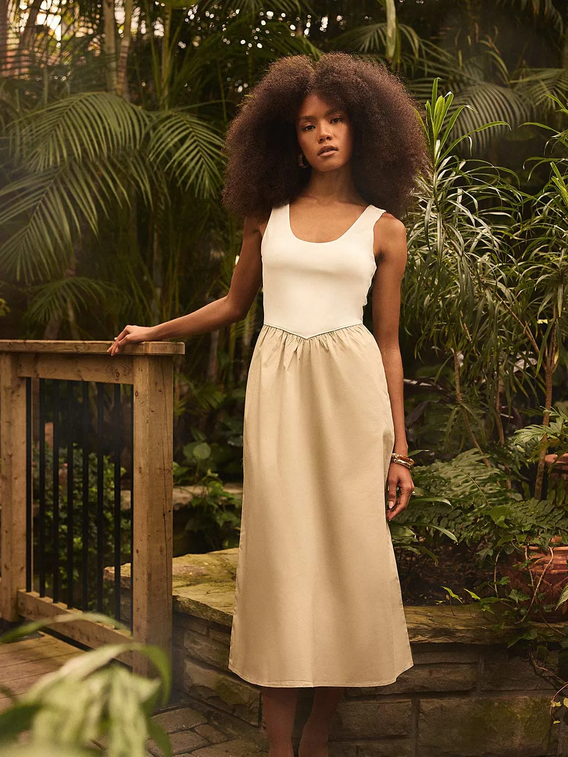 2-Fer Midi Tank Dress