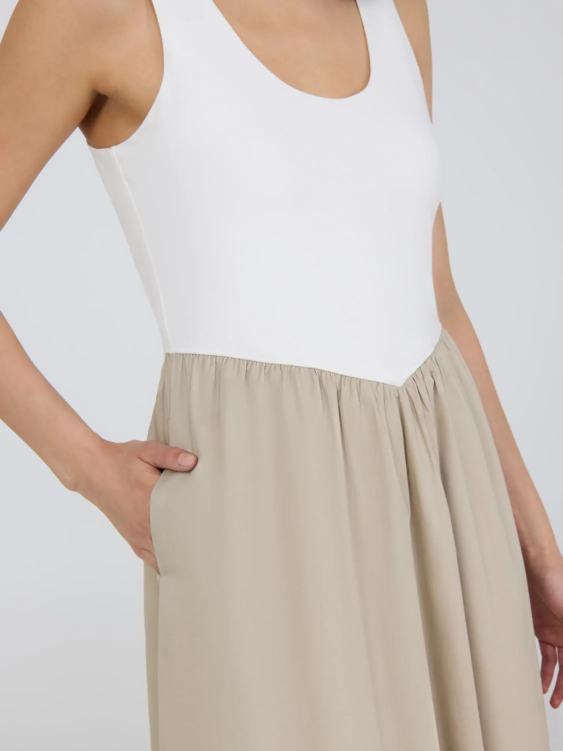 2-Fer Midi Tank Dress