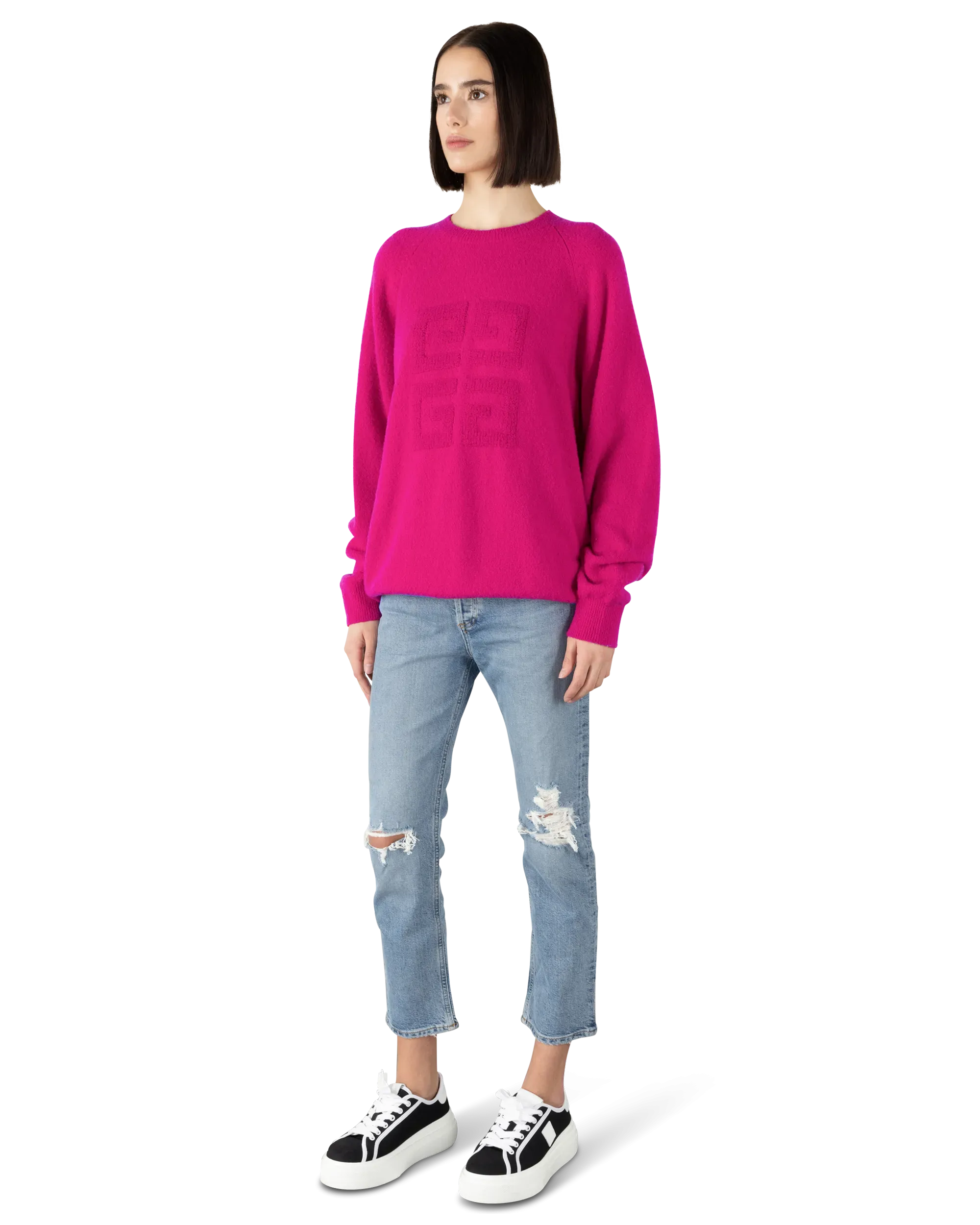 4G Raglan Crewneck Sweater