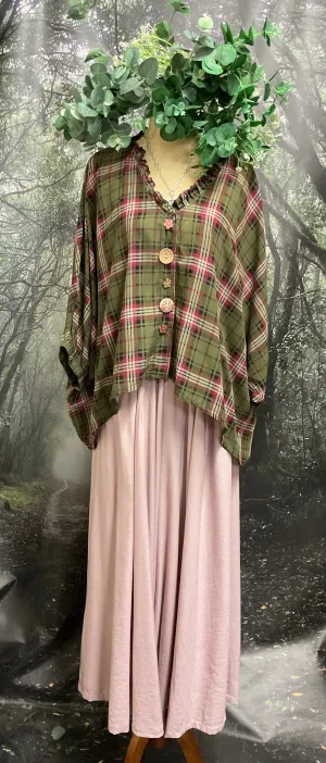 #5346 Dusty pink wide leg trousers
