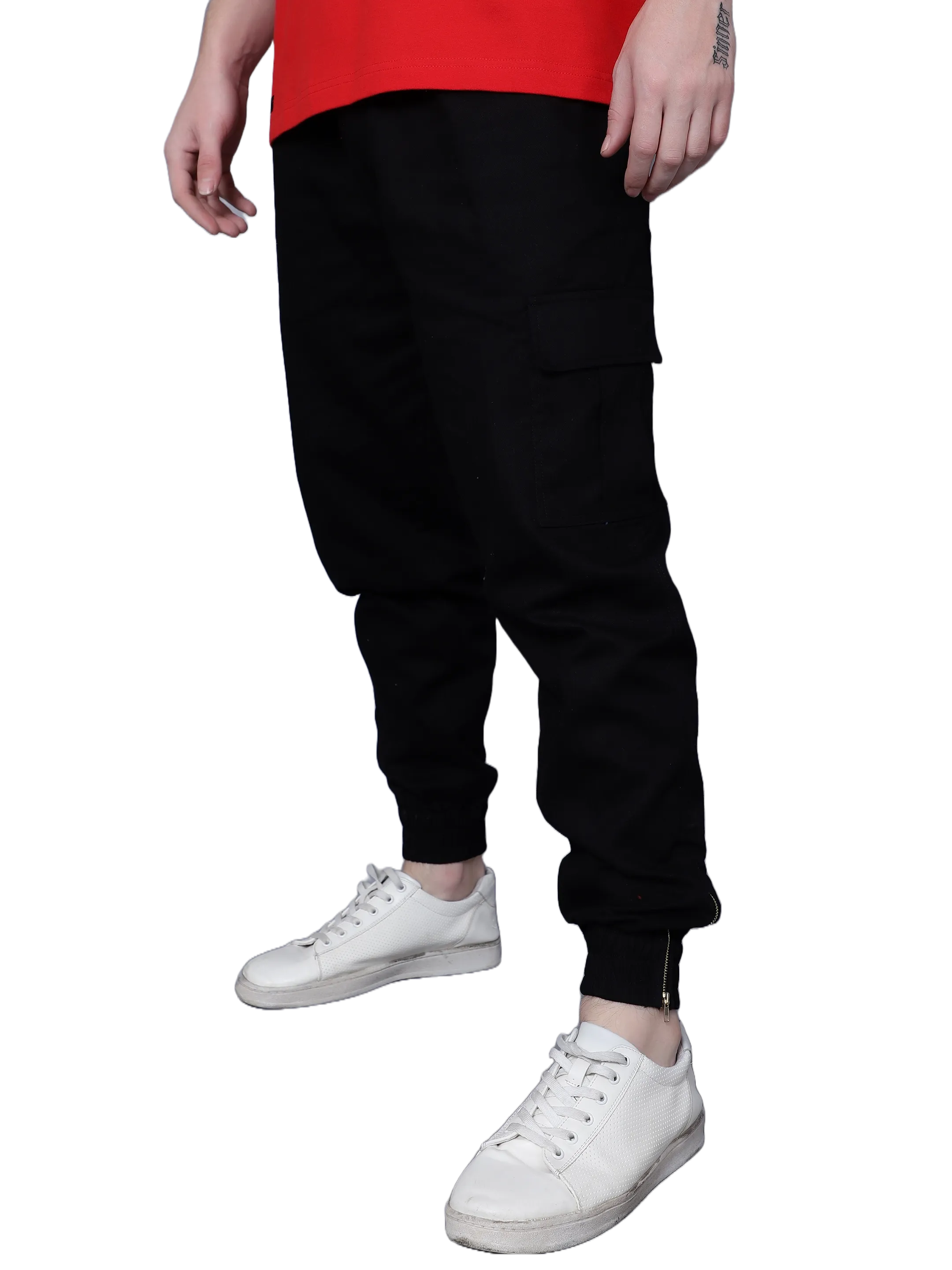 6 Pocket Cargo pants Black