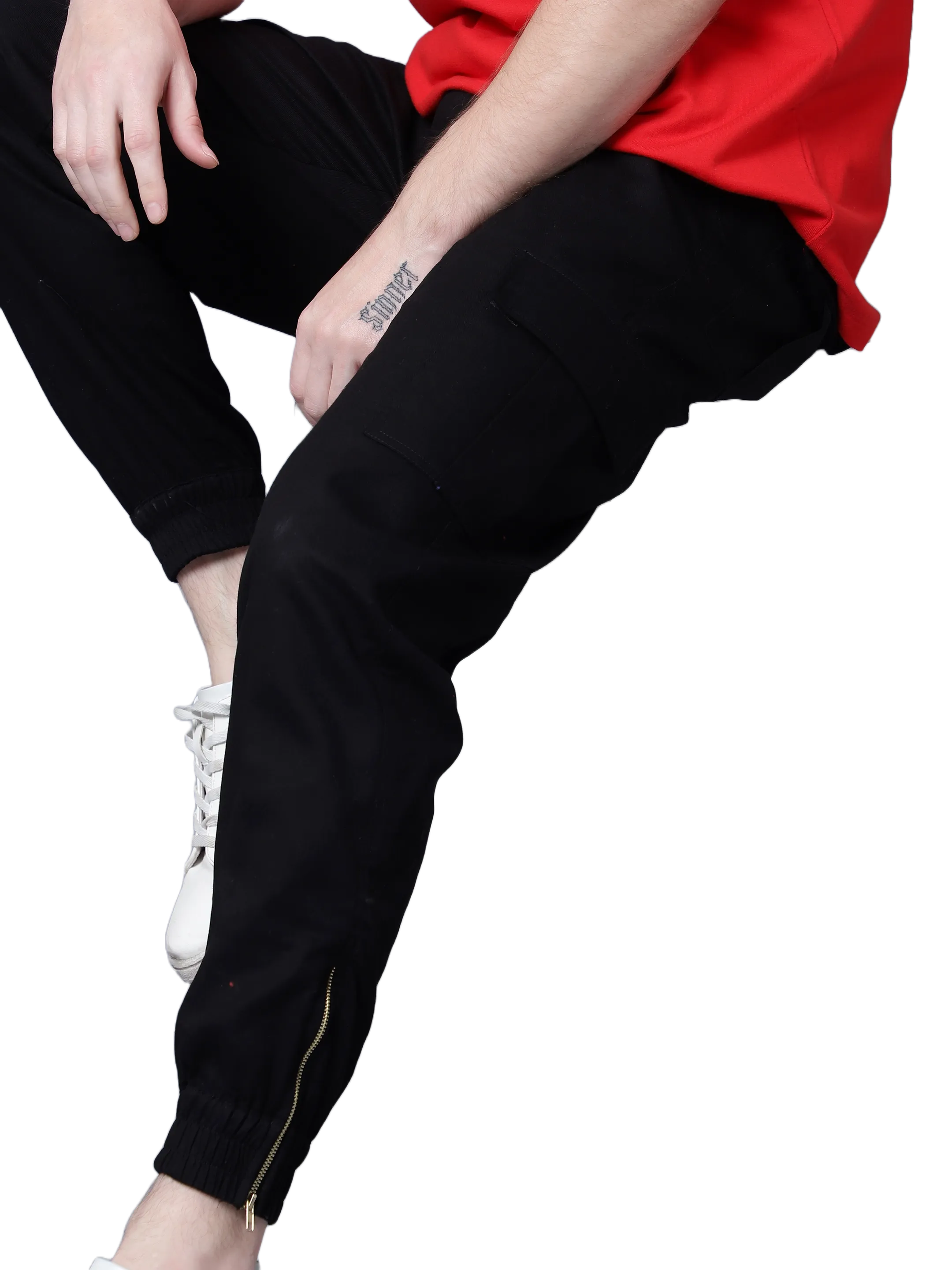 6 Pocket Cargo pants Black
