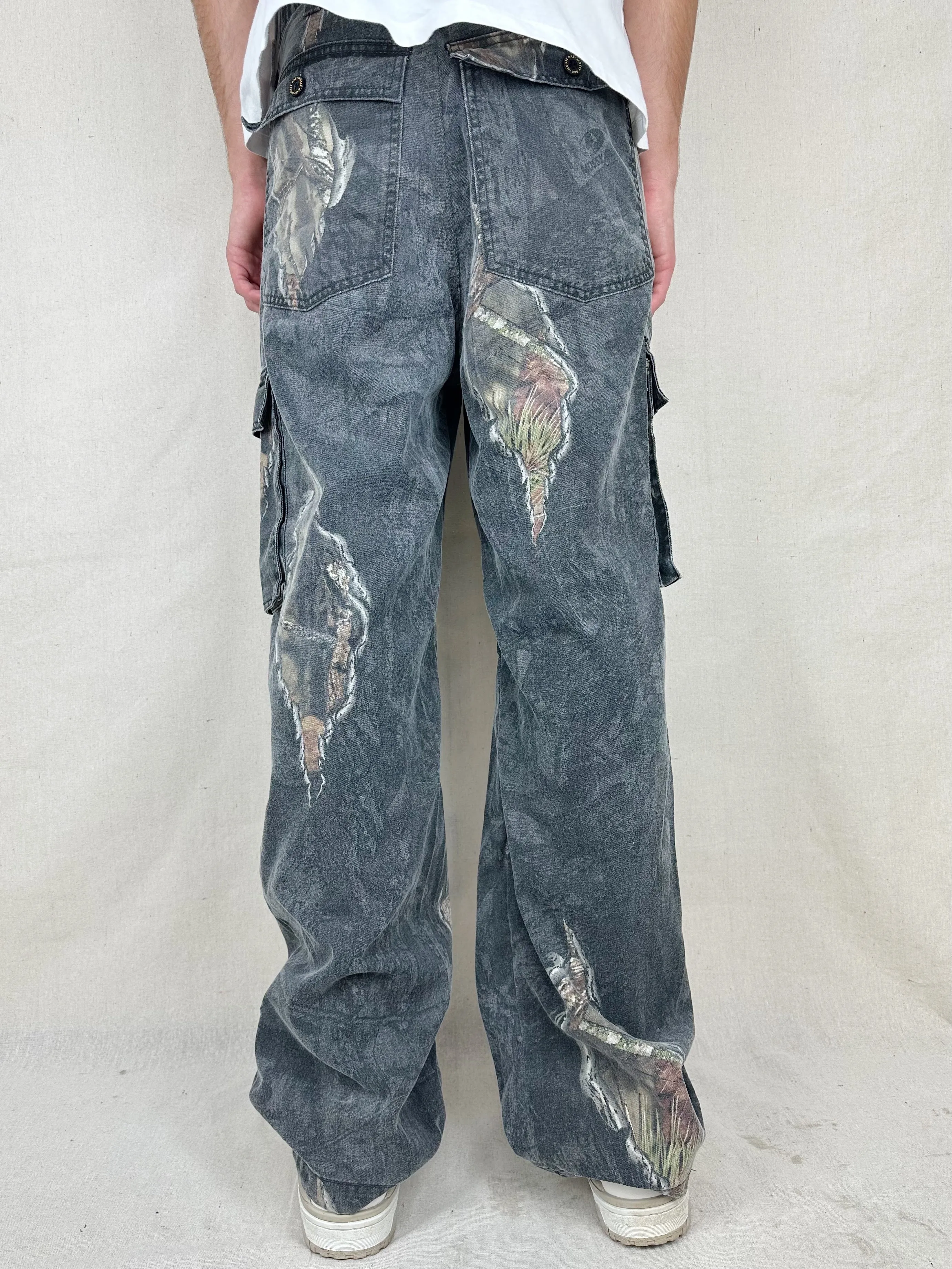 90's Mossyoak Realtree Camo Vintage Cargo Pants Size 33x32