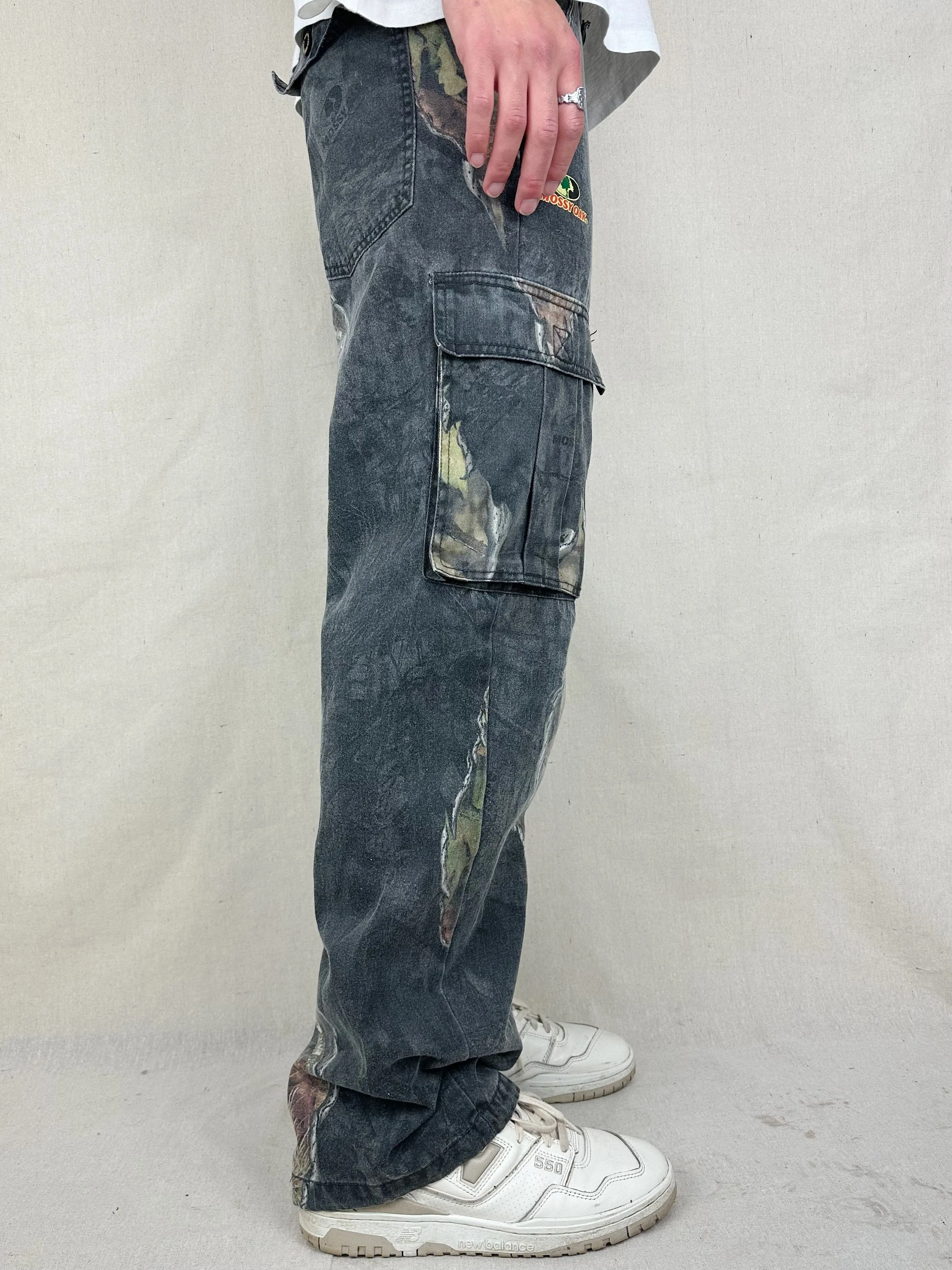 90's Mossyoak Realtree Camo Vintage Cargo Pants Size 33x32