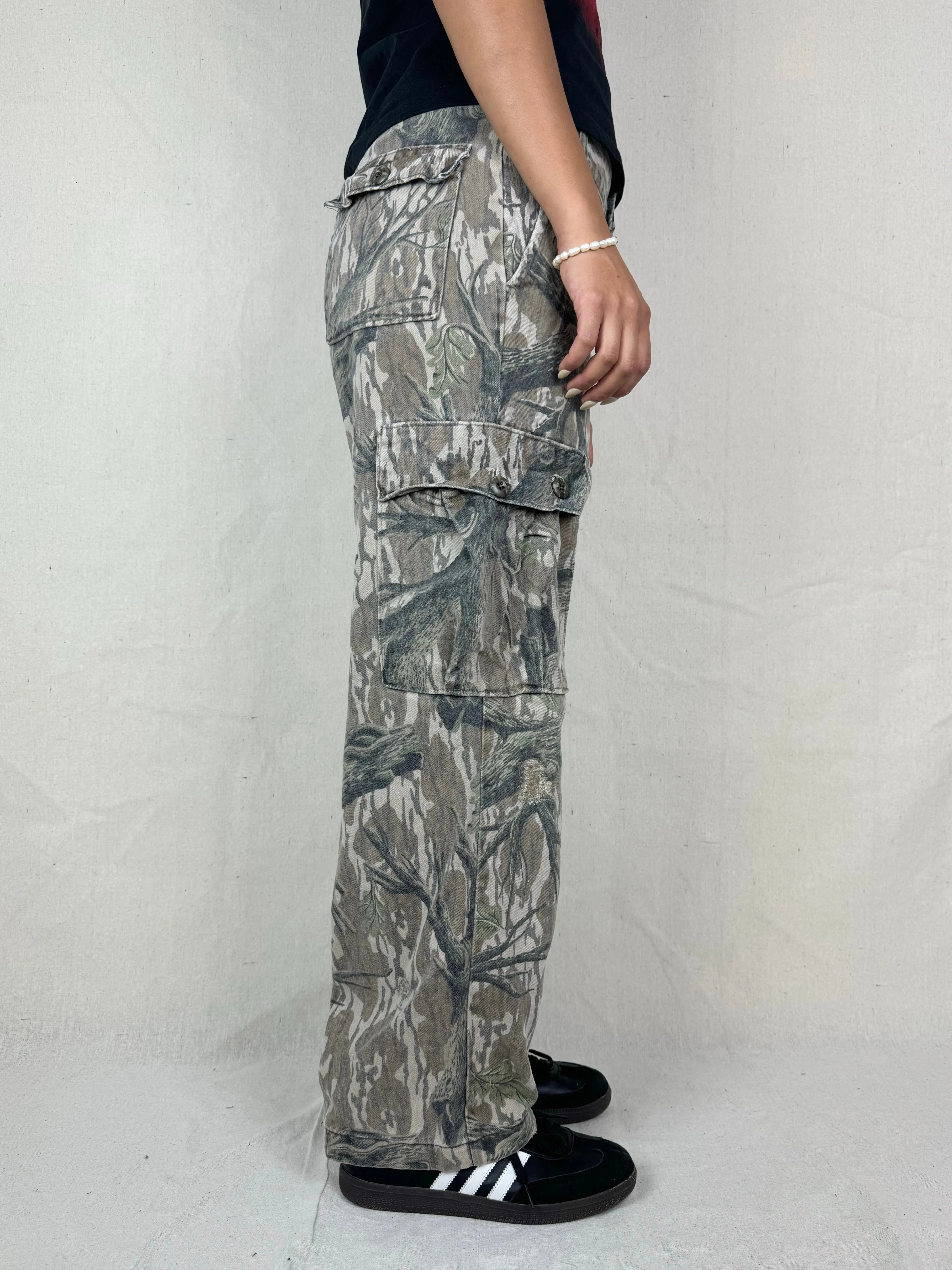 90's Realtree Camo Vintage Cargo Pants Size 31x27