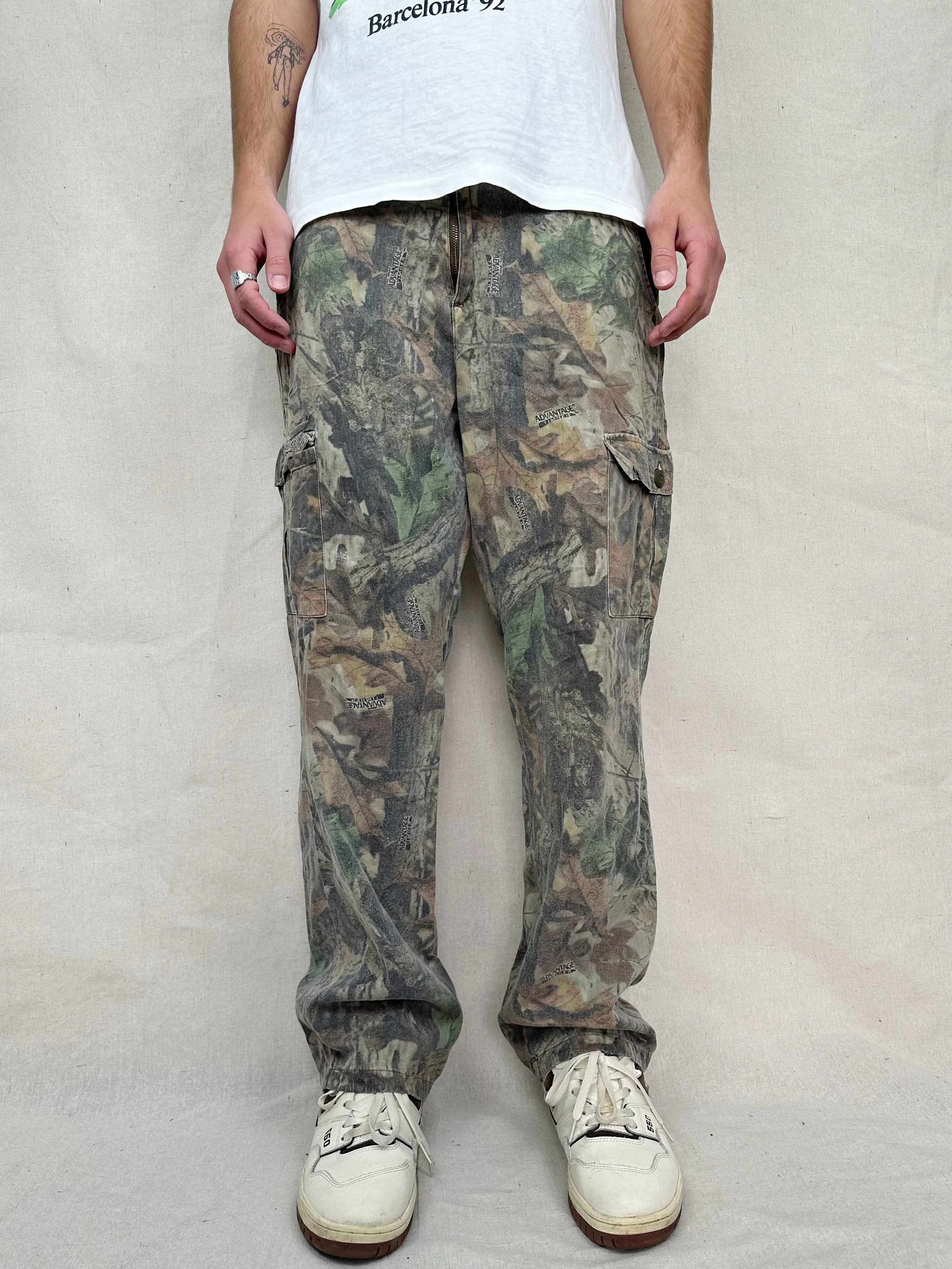 90's Realtree Camo Vintage Cargo Pants Size 33x31