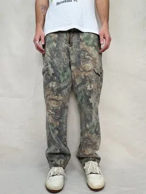 90's Realtree Camo Vintage Cargo Pants Size 33x31