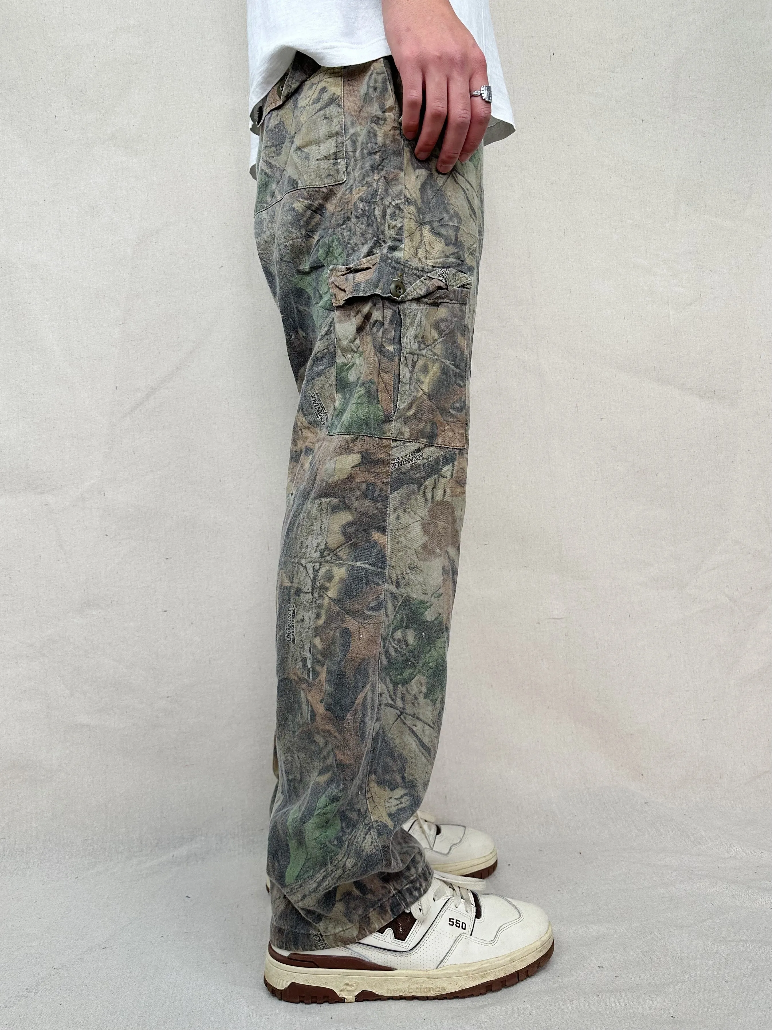 90's Realtree Camo Vintage Cargo Pants Size 33x31