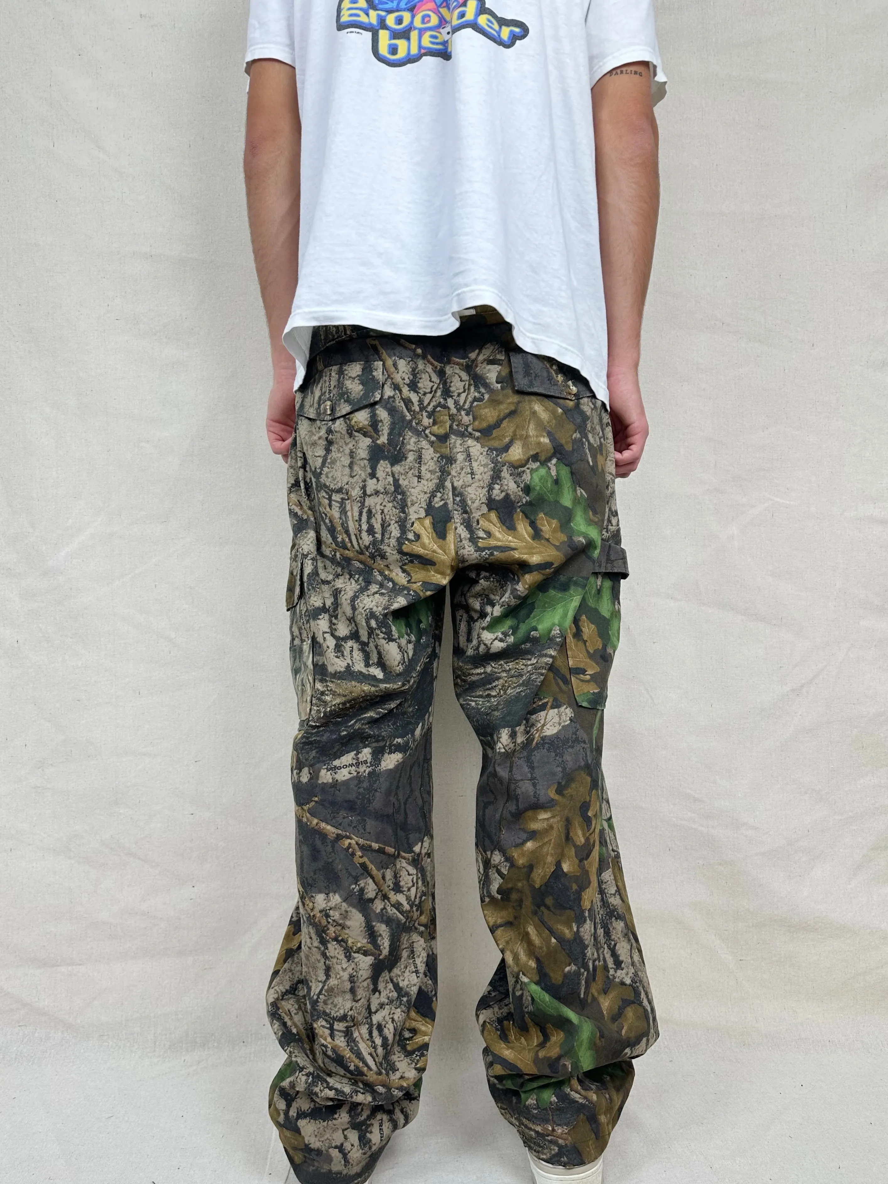 90's Realtree Camo Vintage Cargo Pants Size 40x33