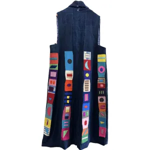 African Vest Coat with Cashmere
