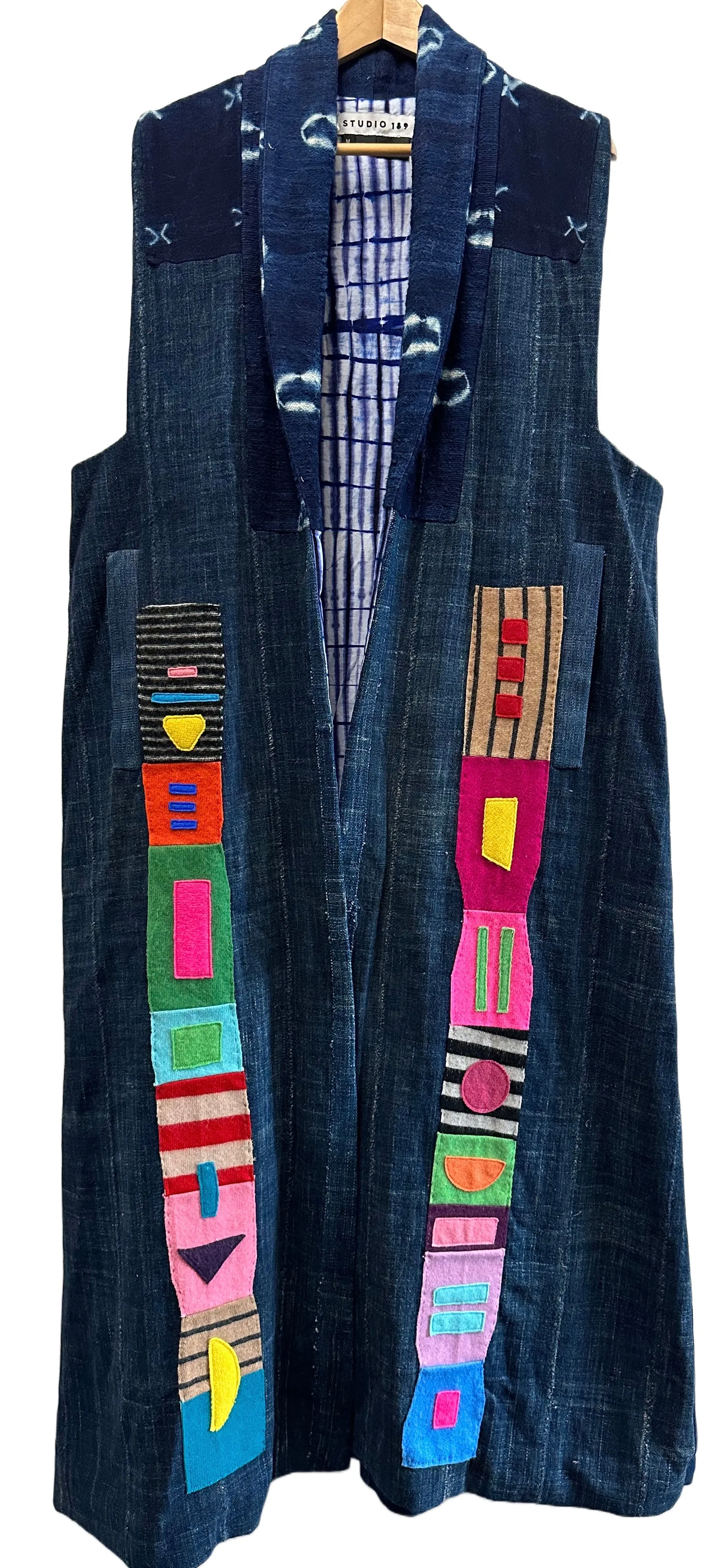 African Vest Coat with Cashmere