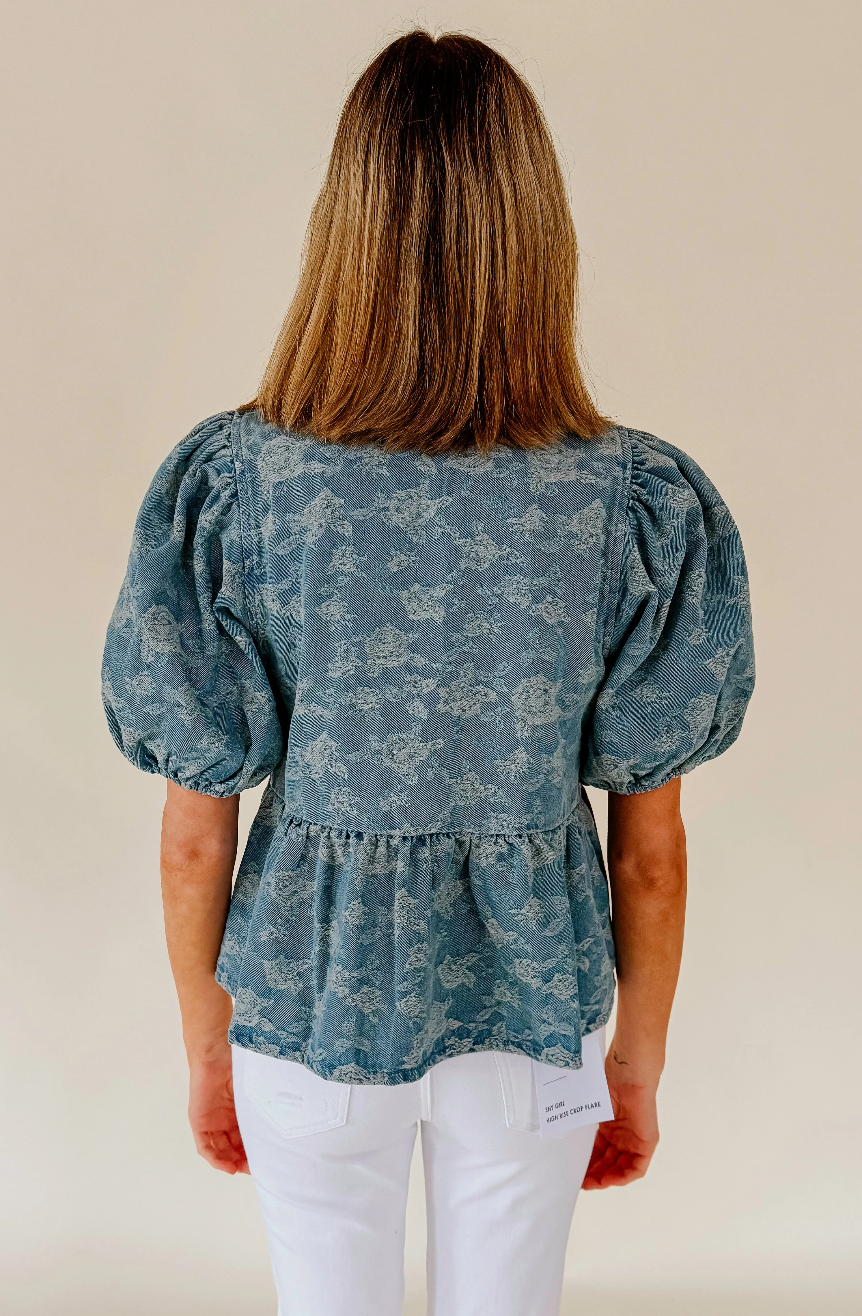 ALL MIXED UP TIE FRONT TOP