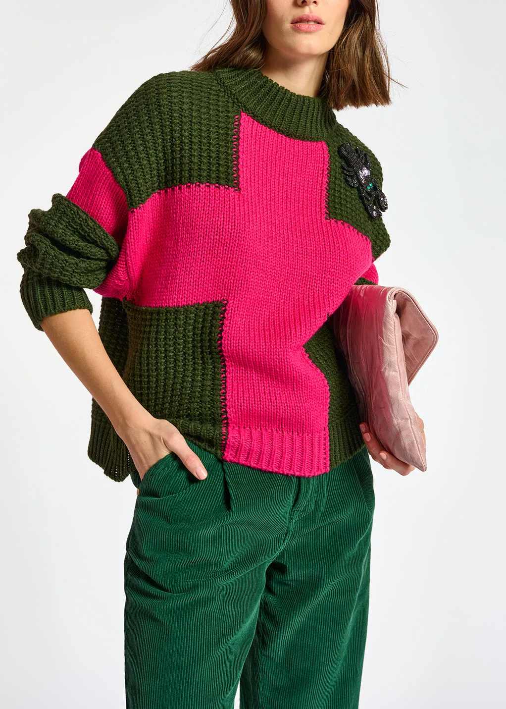Ambosello sweater with cross