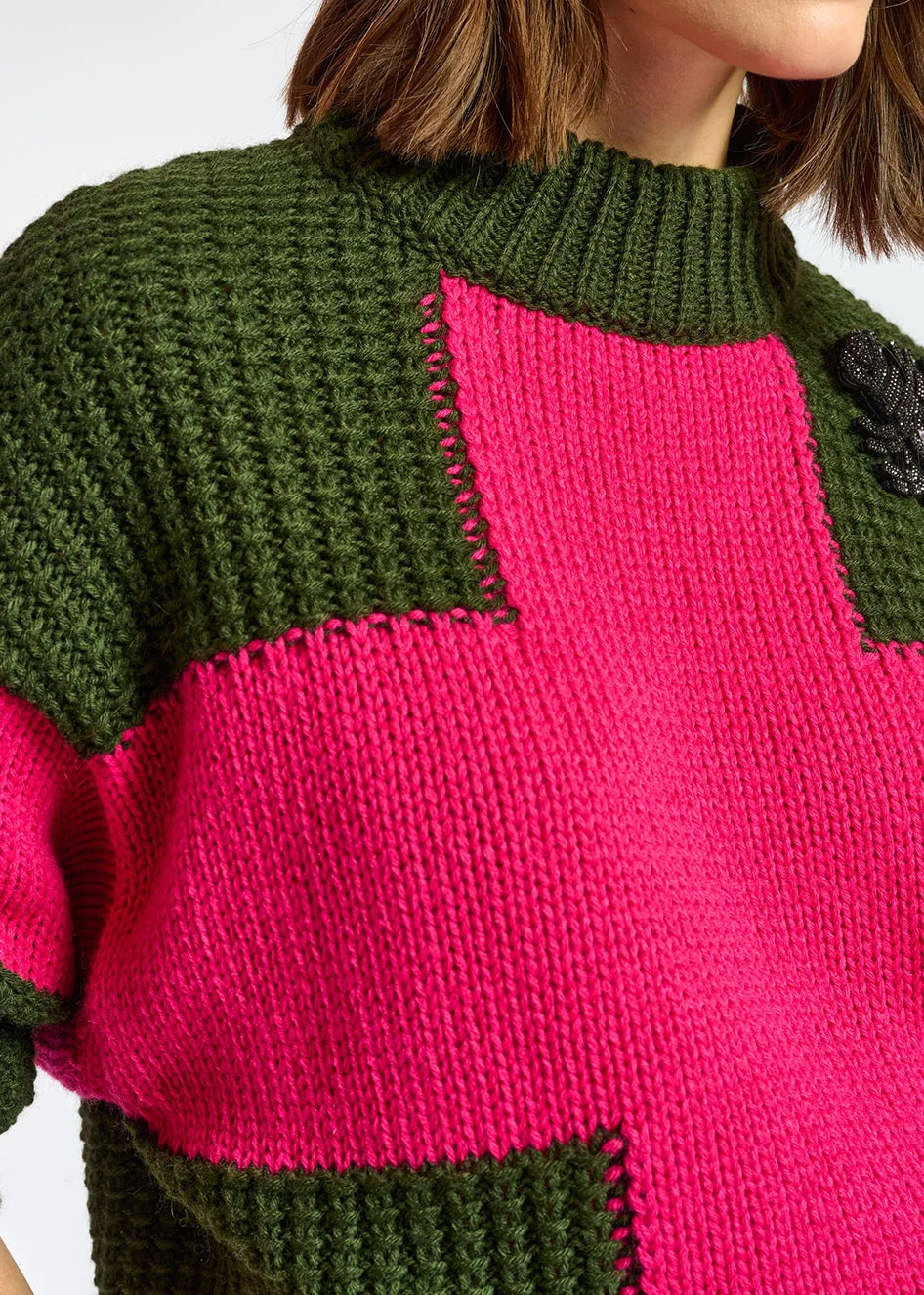 Ambosello sweater with cross