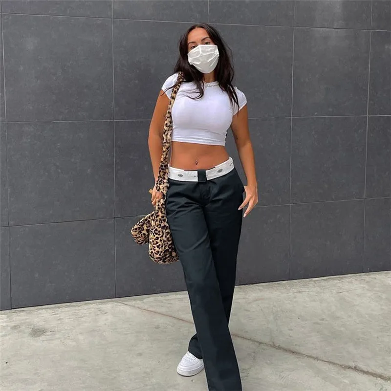 Amira – Stylish Women's Low Waist Pants