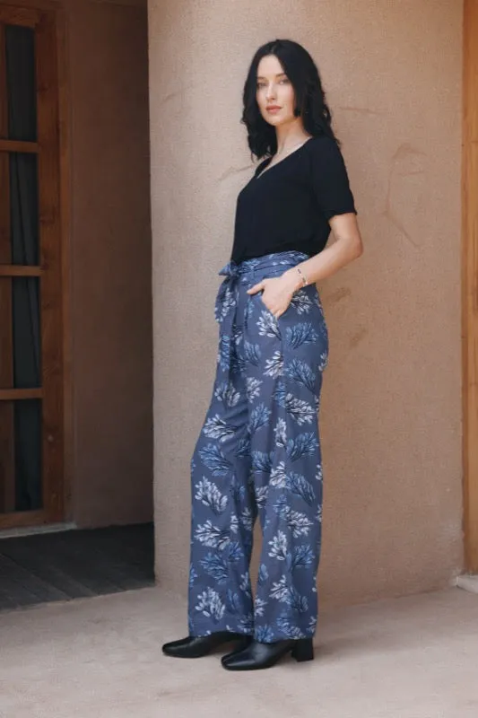 Anderson Pants - Blue Leaf