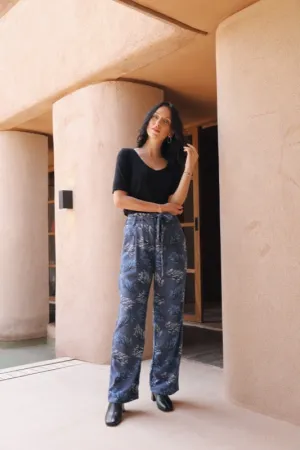 Anderson Pants - Blue Leaf