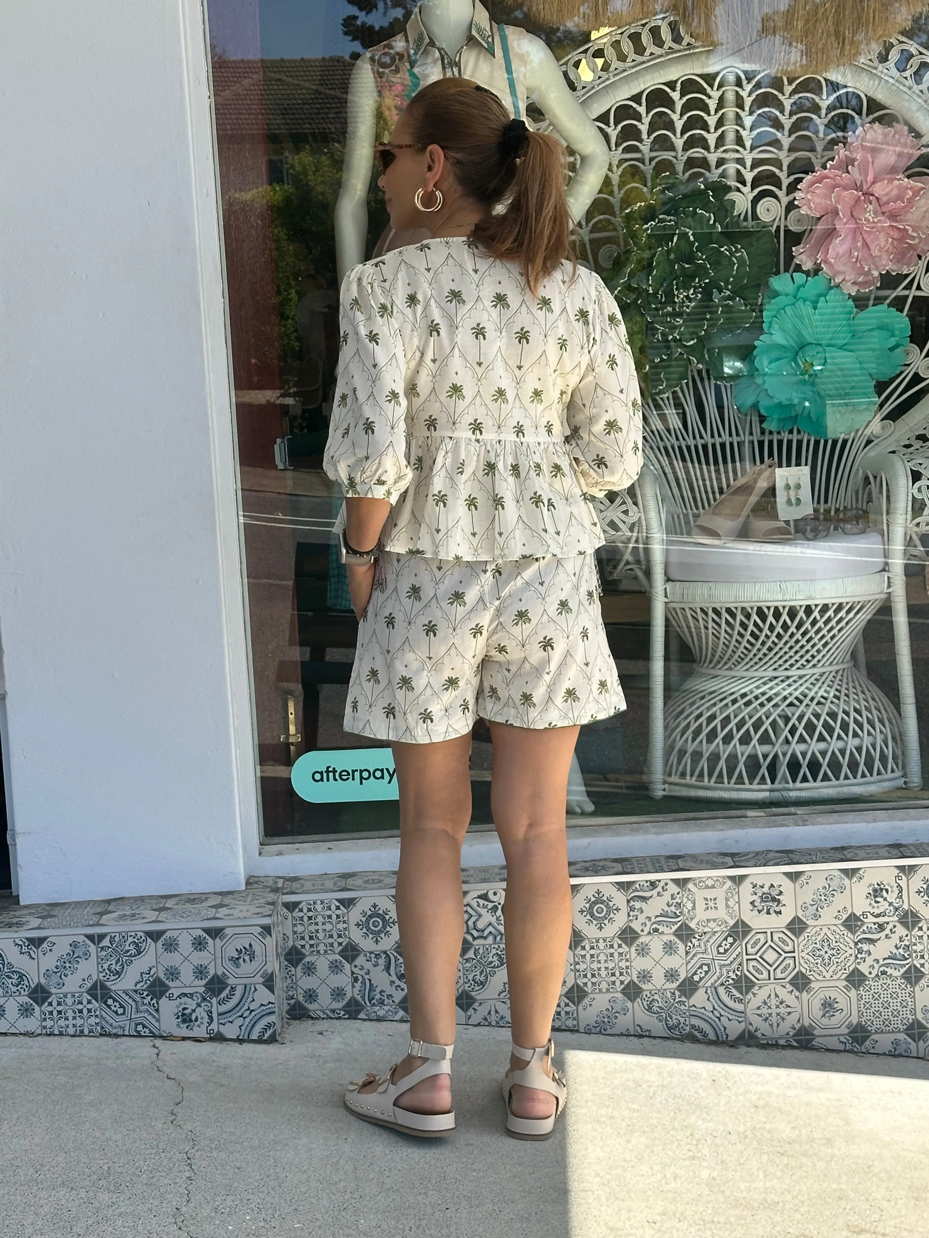 Areca Palm Blouse