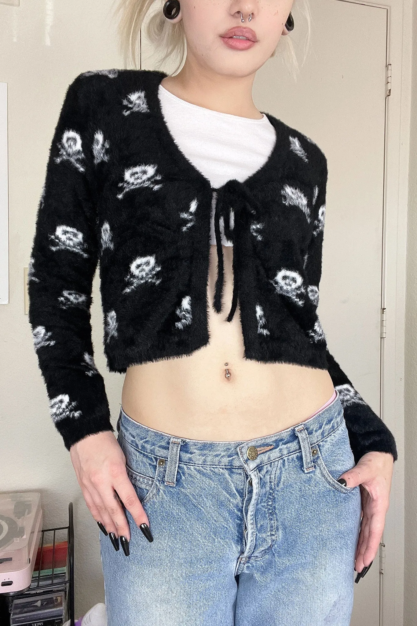 Avril Fuzzy Cardigan