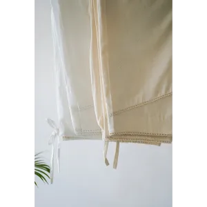Ayanna Cotton Linen Beige Pants