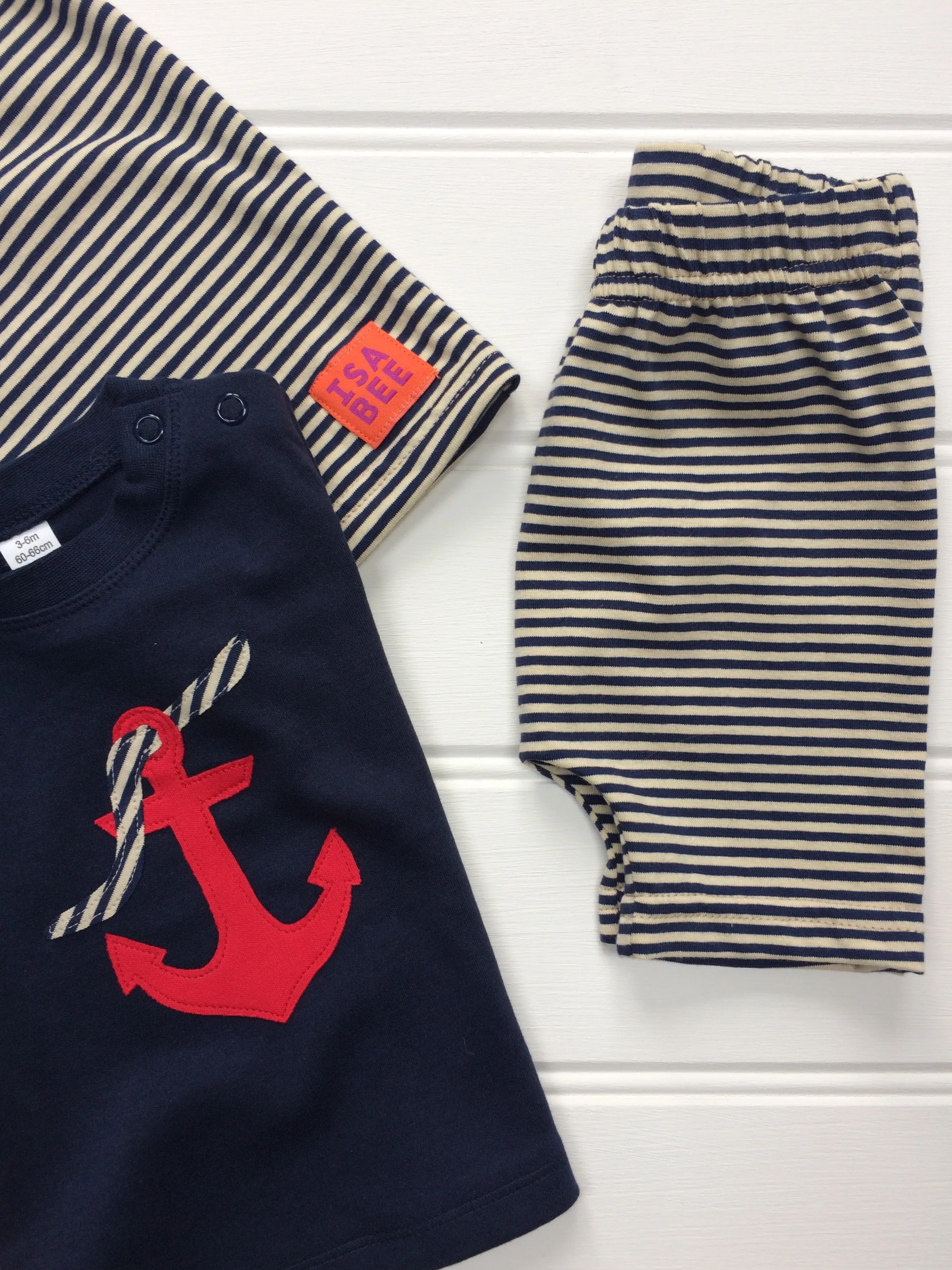Baby Anchor T-shirt - Blue