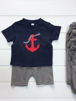Baby Anchor T-shirt - Blue