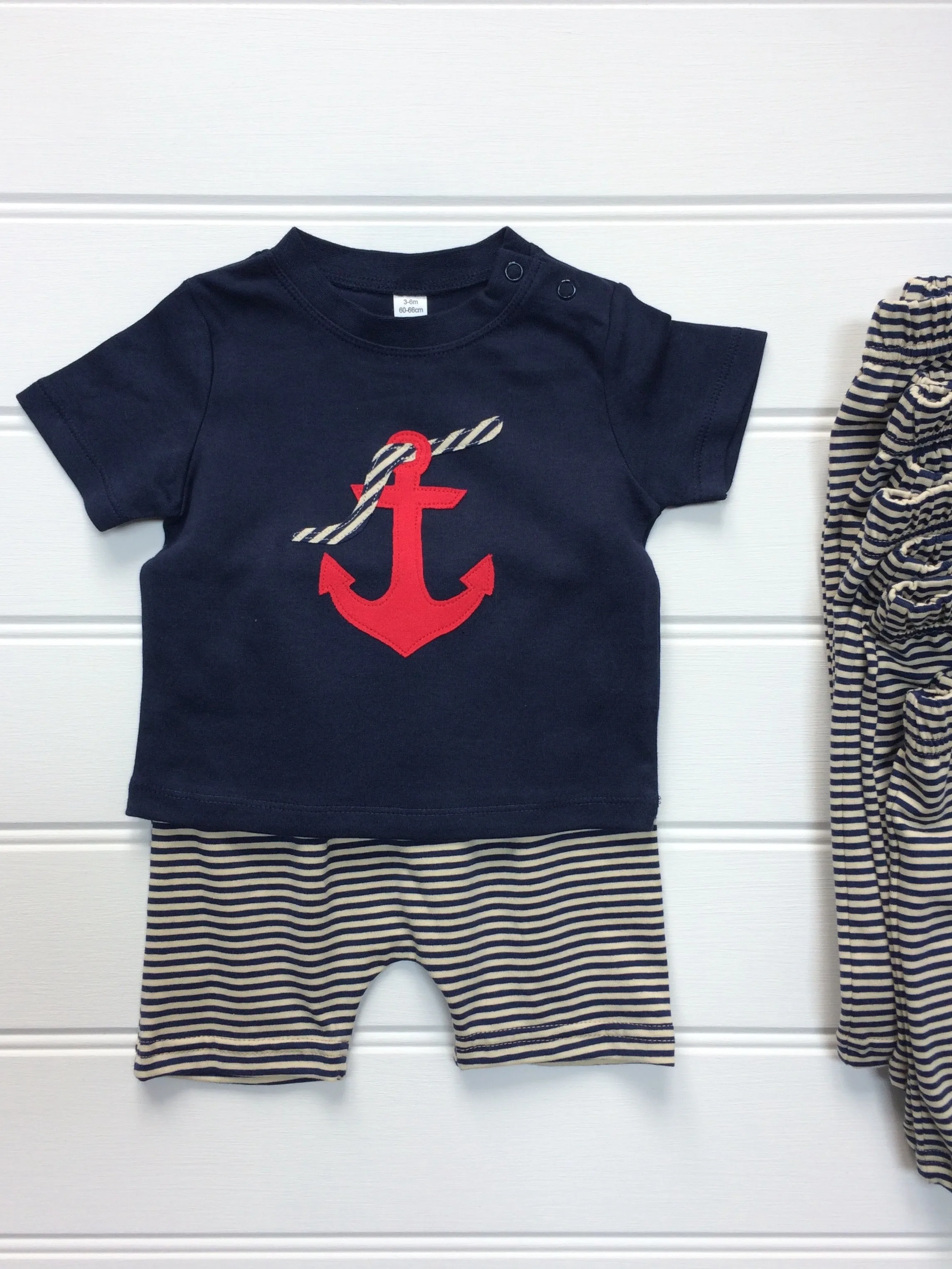 Baby Anchor T-shirt - Blue