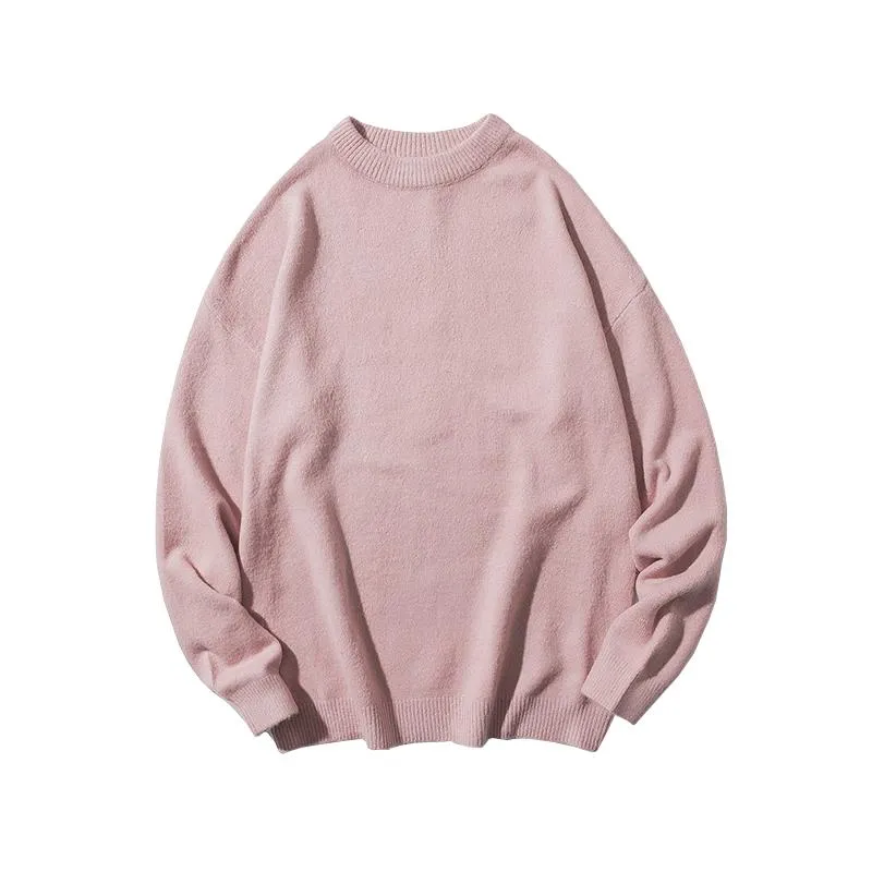 Basic Knitted Round Neck Sweater