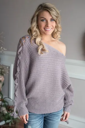 Be My Miracle Sweater Light Purple