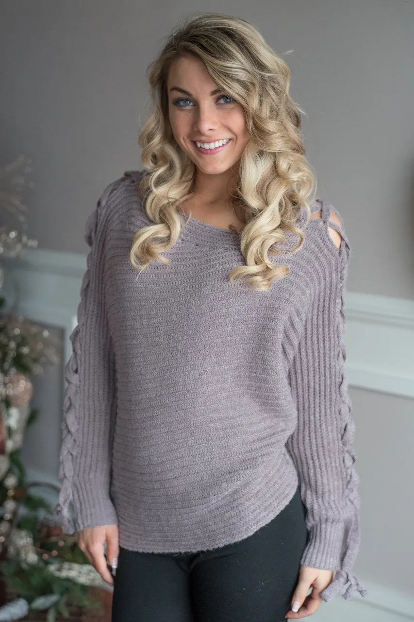 Be My Miracle Sweater Light Purple