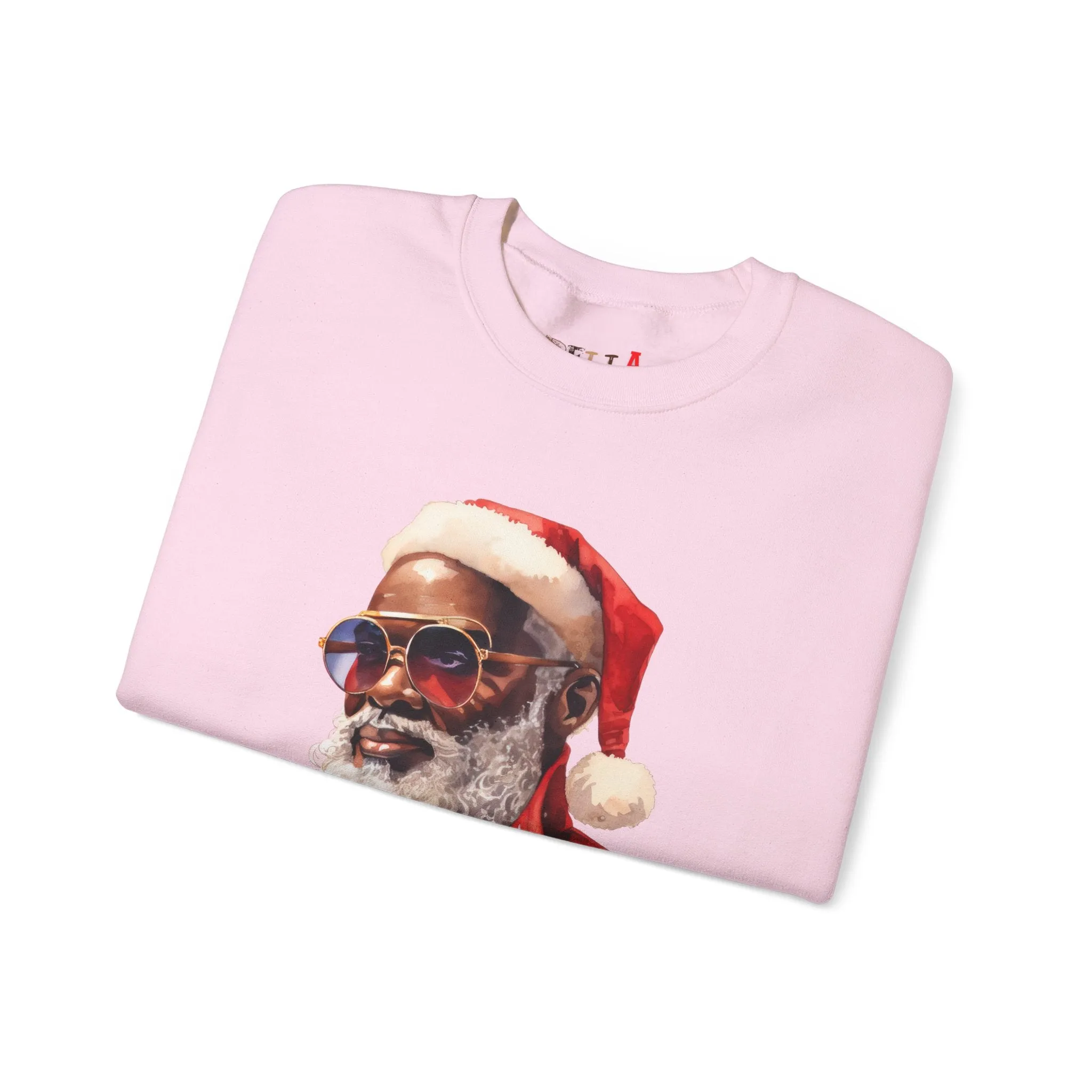 Black Santa 3 Unisex Heavy Blend™ Crewneck Sweatshirt