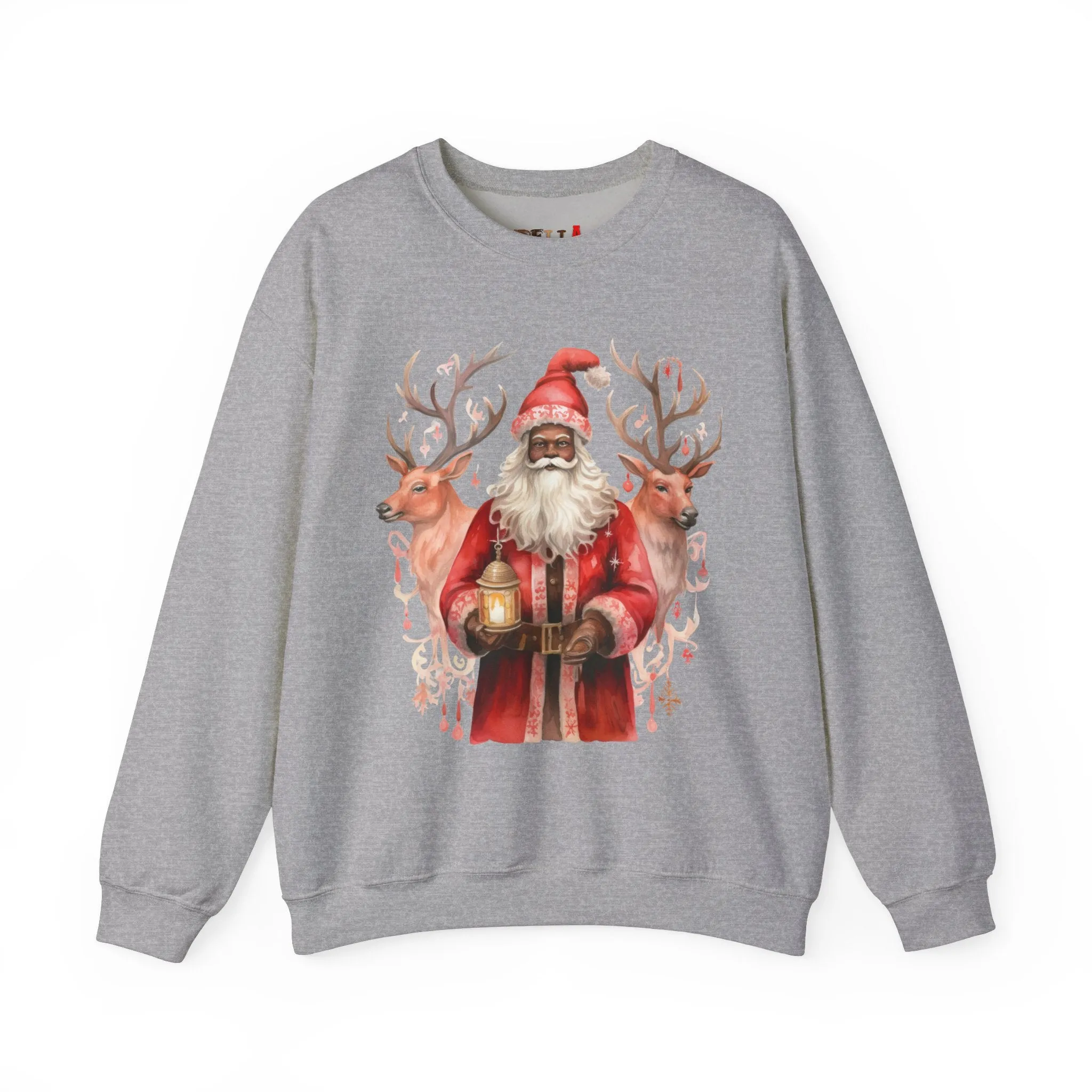 Black Santa 51 Unisex Heavy Blend™ Crewneck Sweatshirt