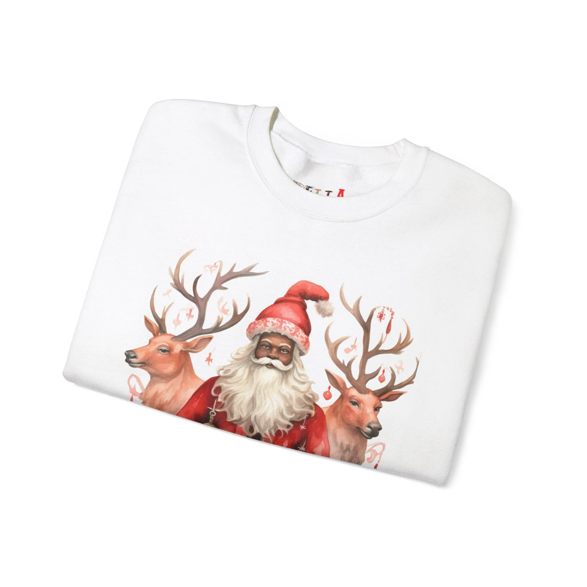 Black Santa 51 Unisex Heavy Blend™ Crewneck Sweatshirt