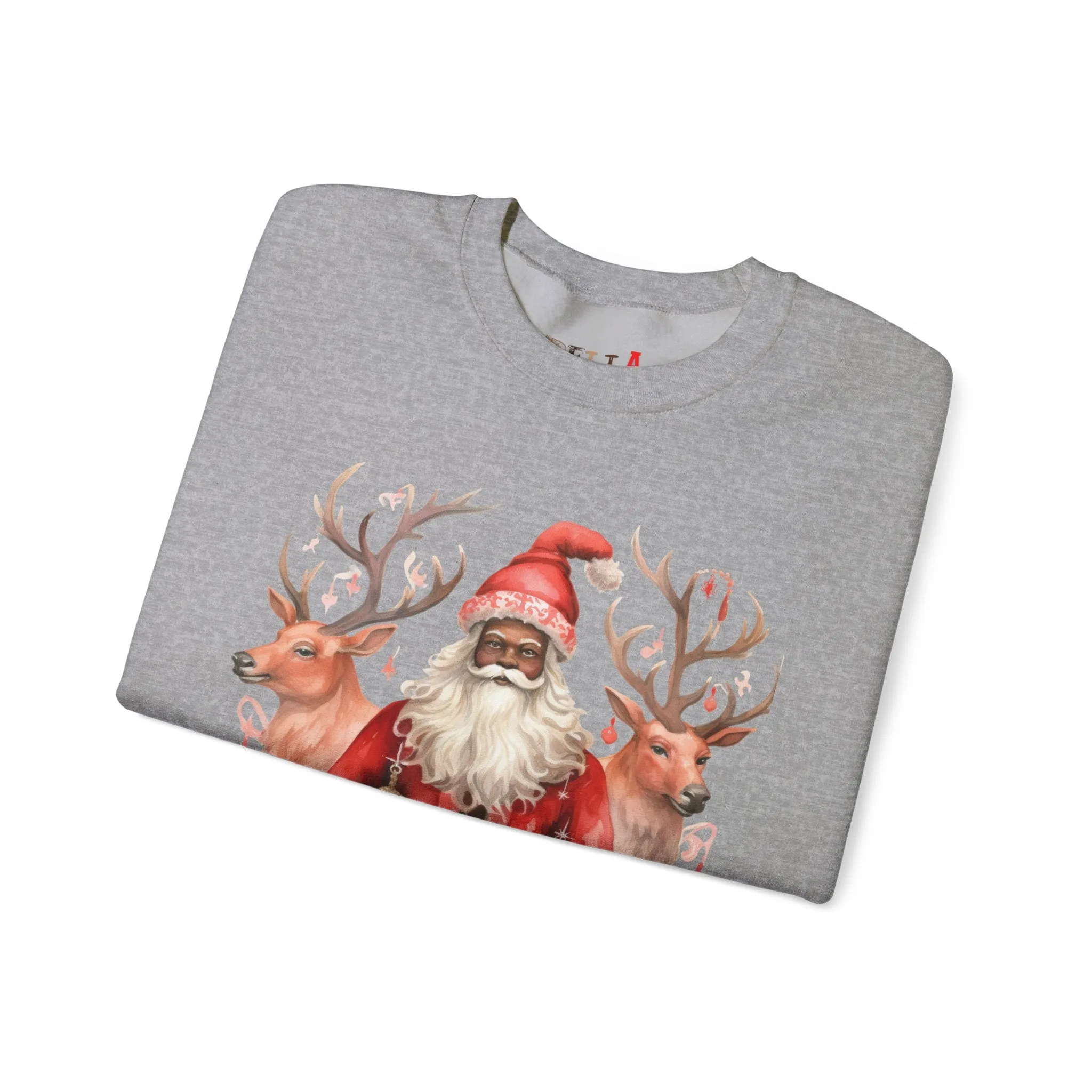 Black Santa 51 Unisex Heavy Blend™ Crewneck Sweatshirt