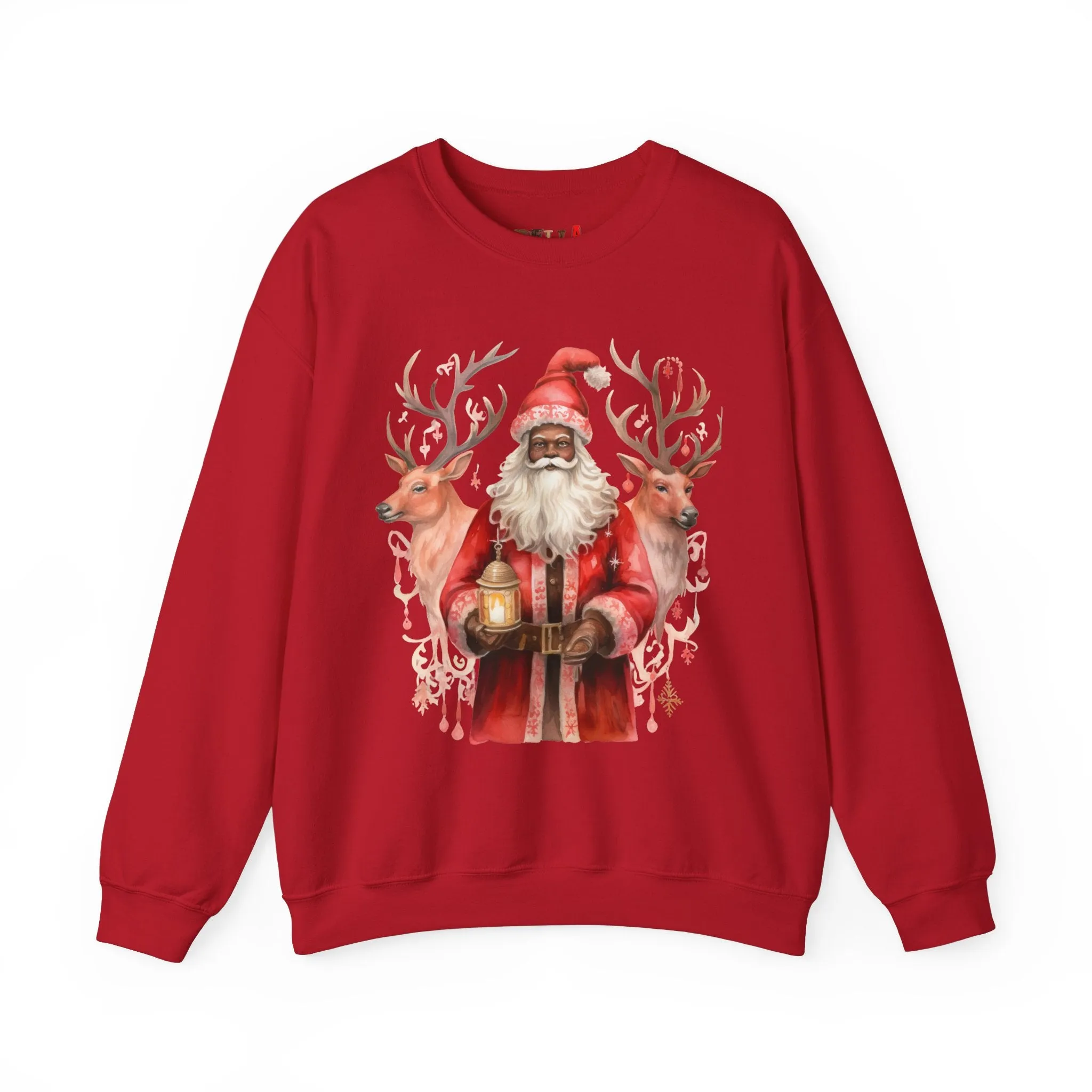 Black Santa 51 Unisex Heavy Blend™ Crewneck Sweatshirt