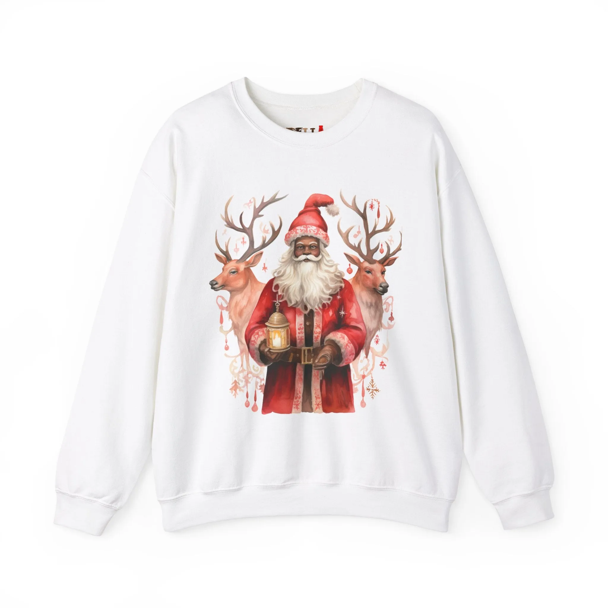 Black Santa 51 Unisex Heavy Blend™ Crewneck Sweatshirt