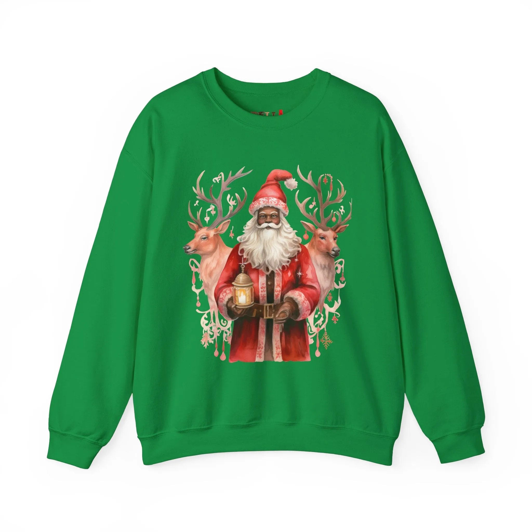 Black Santa 51 Unisex Heavy Blend™ Crewneck Sweatshirt