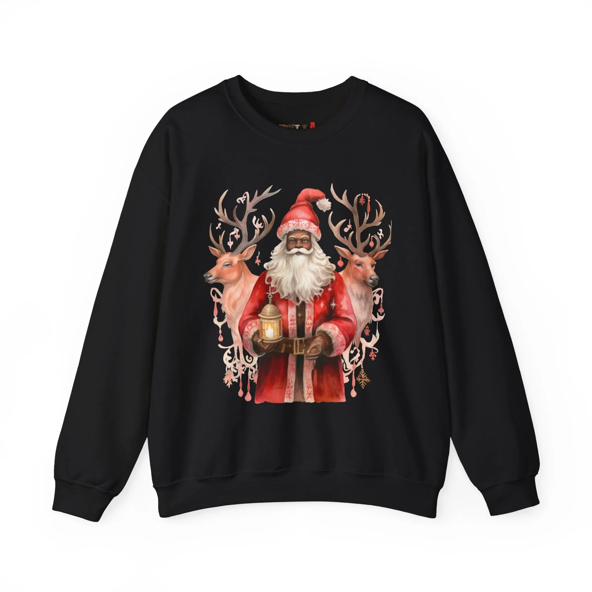 Black Santa 51 Unisex Heavy Blend™ Crewneck Sweatshirt