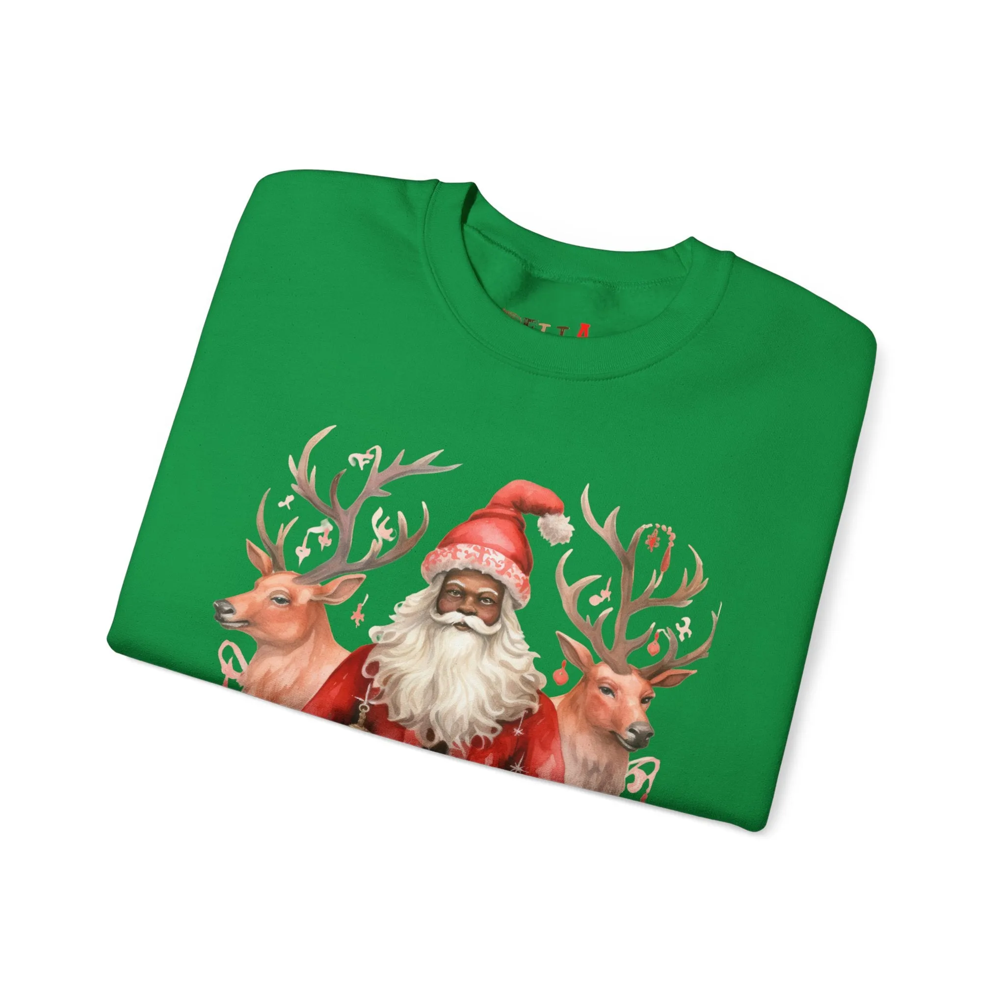 Black Santa 51 Unisex Heavy Blend™ Crewneck Sweatshirt