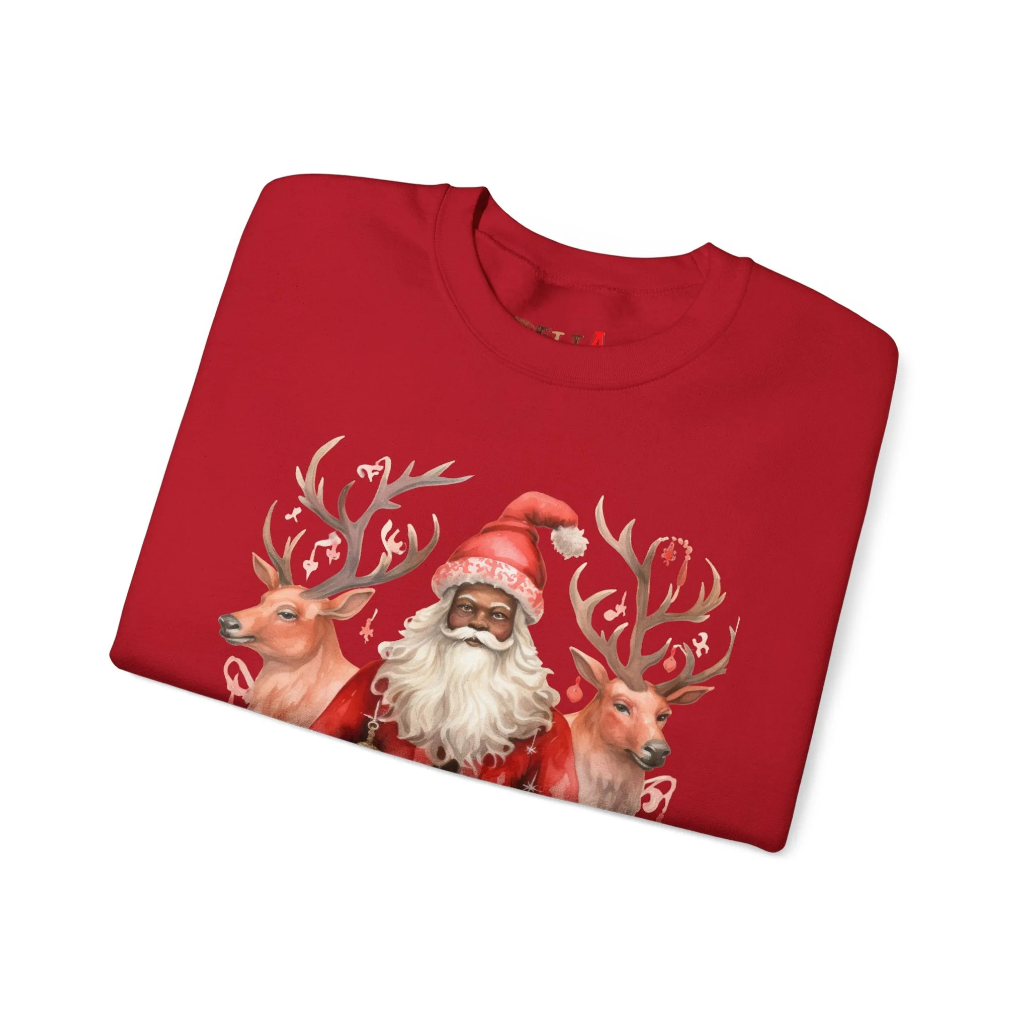 Black Santa 51 Unisex Heavy Blend™ Crewneck Sweatshirt