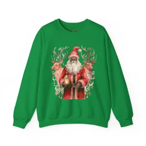 Black Santa 51 Unisex Heavy Blend™ Crewneck Sweatshirt
