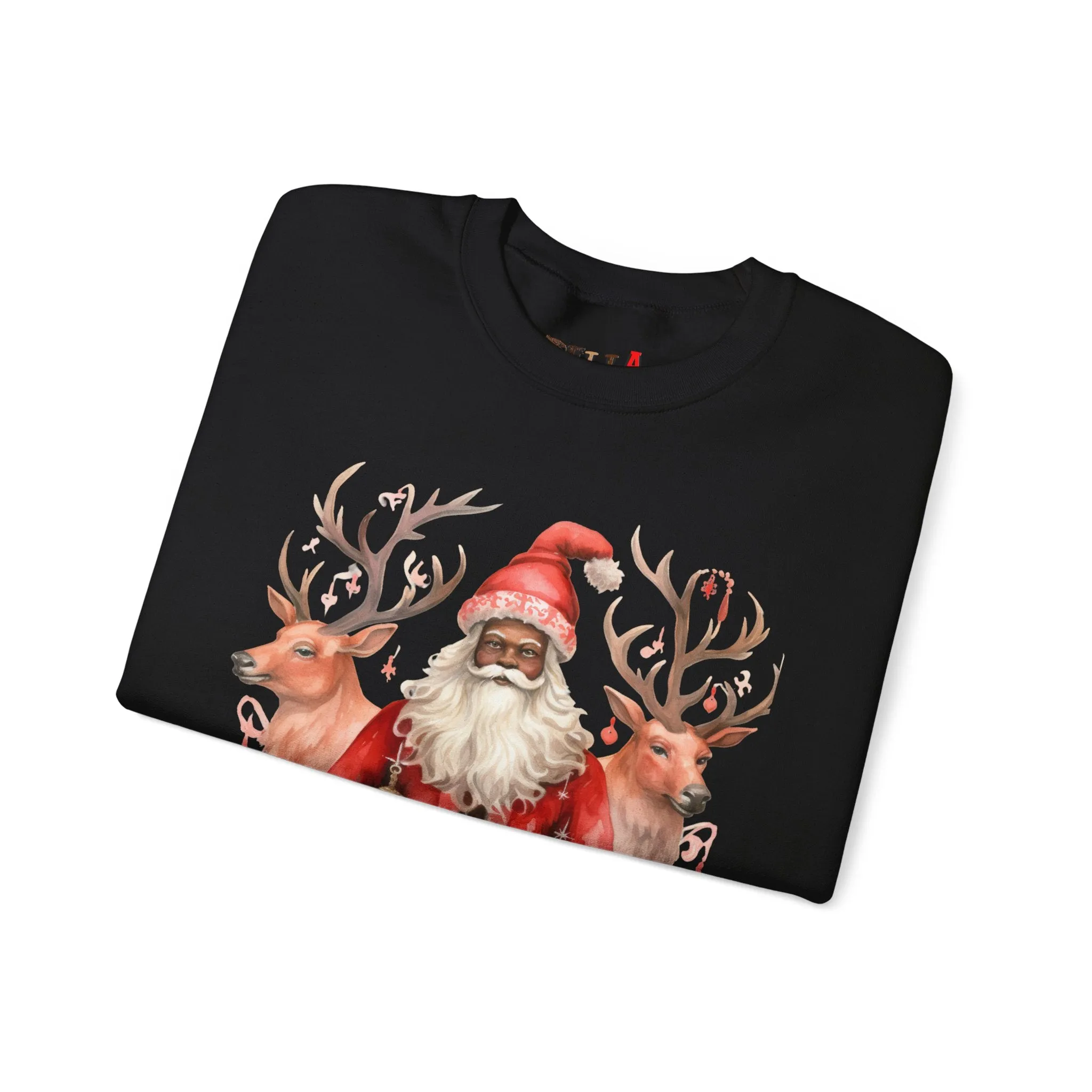 Black Santa 51 Unisex Heavy Blend™ Crewneck Sweatshirt