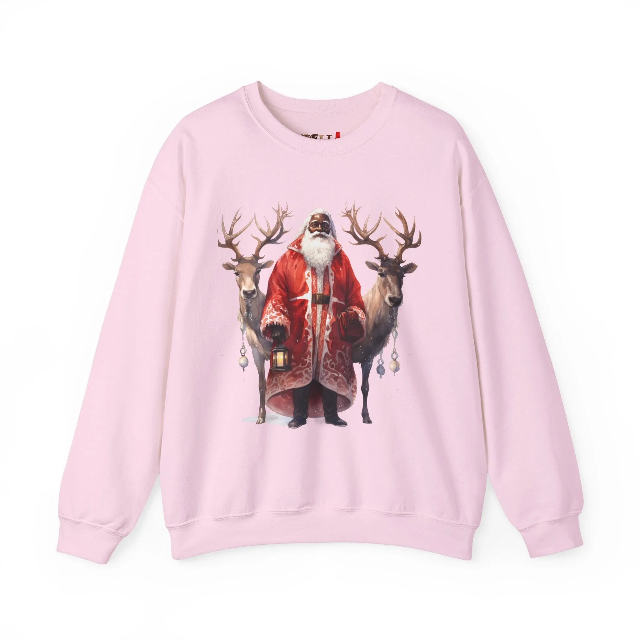 Black Santa 56 Unisex Heavy Blend™ Crewneck Sweatshirt