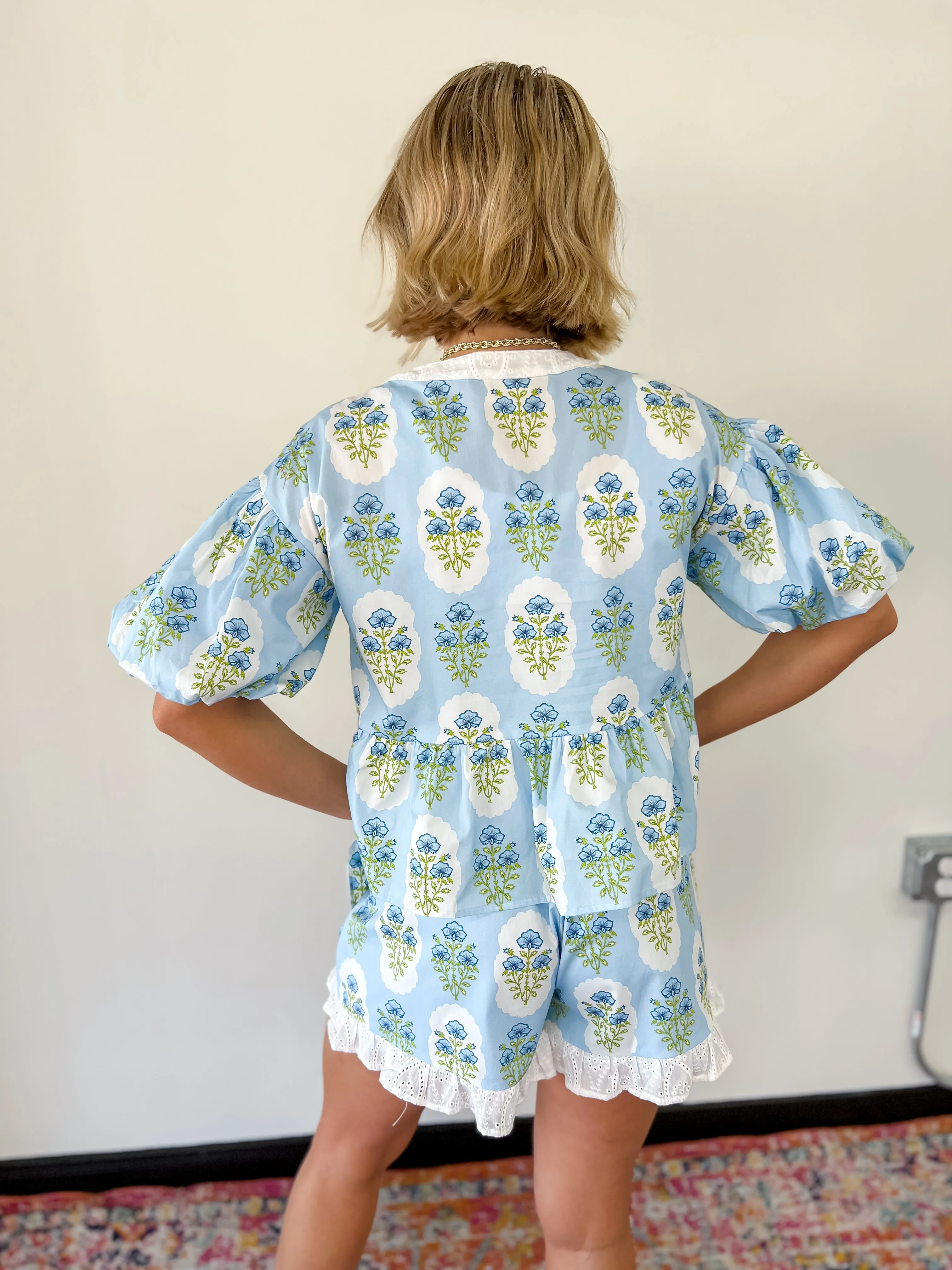 Blossom Breeze Poplin Top