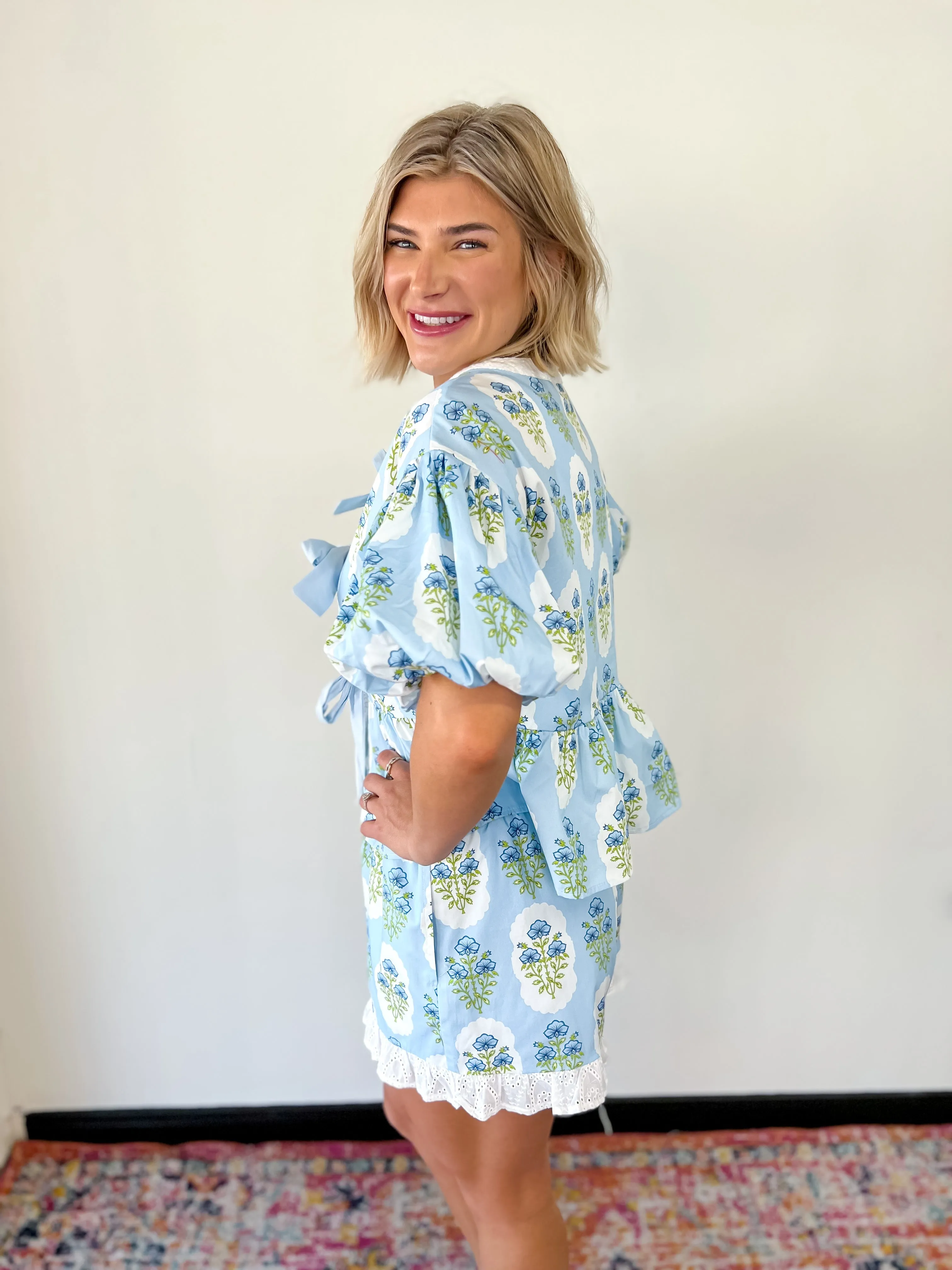 Blossom Breeze Poplin Top