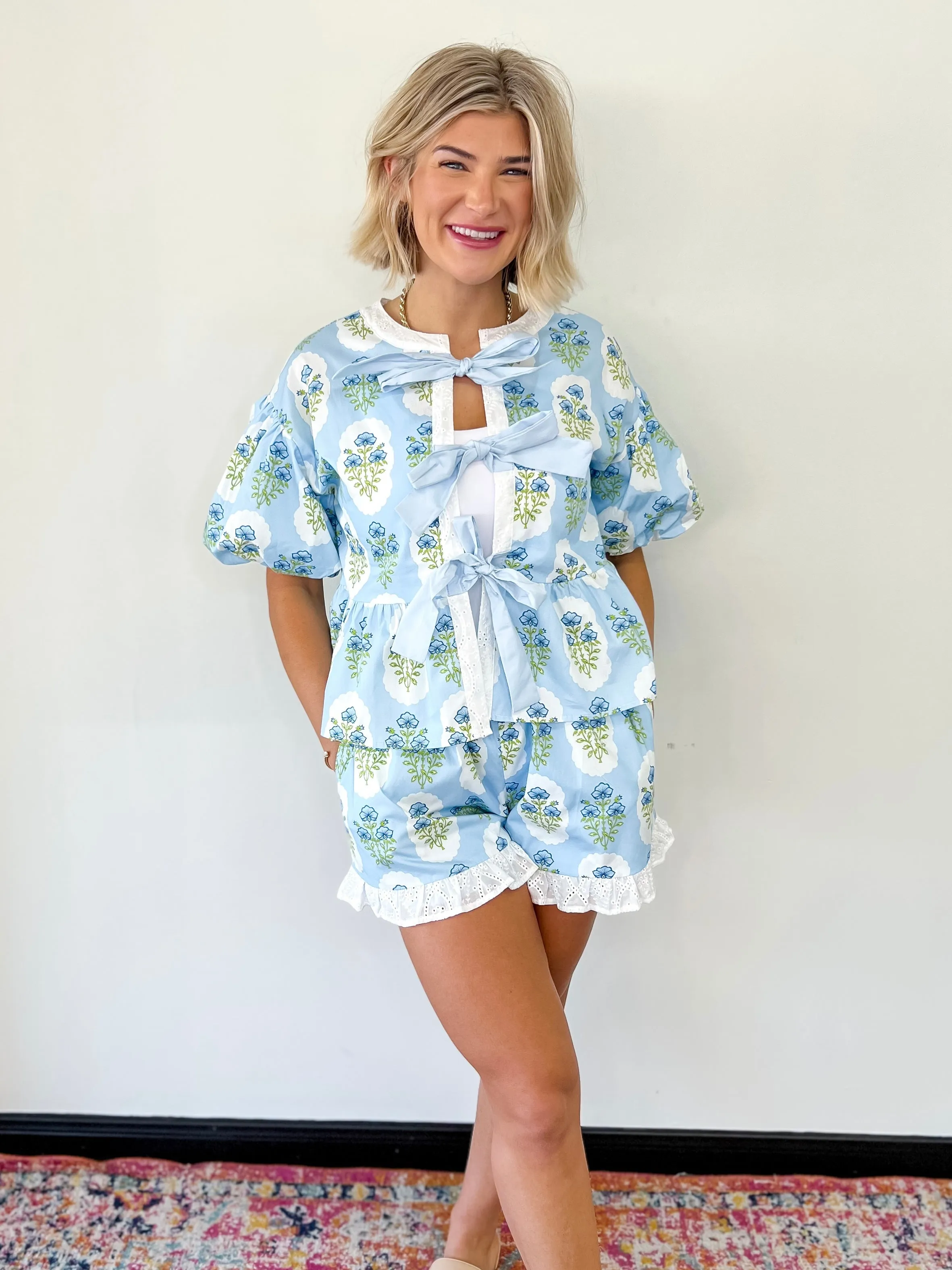 Blossom Breeze Poplin Top