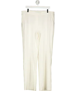 Boden White Mina Linen Trouser Long length UK 18