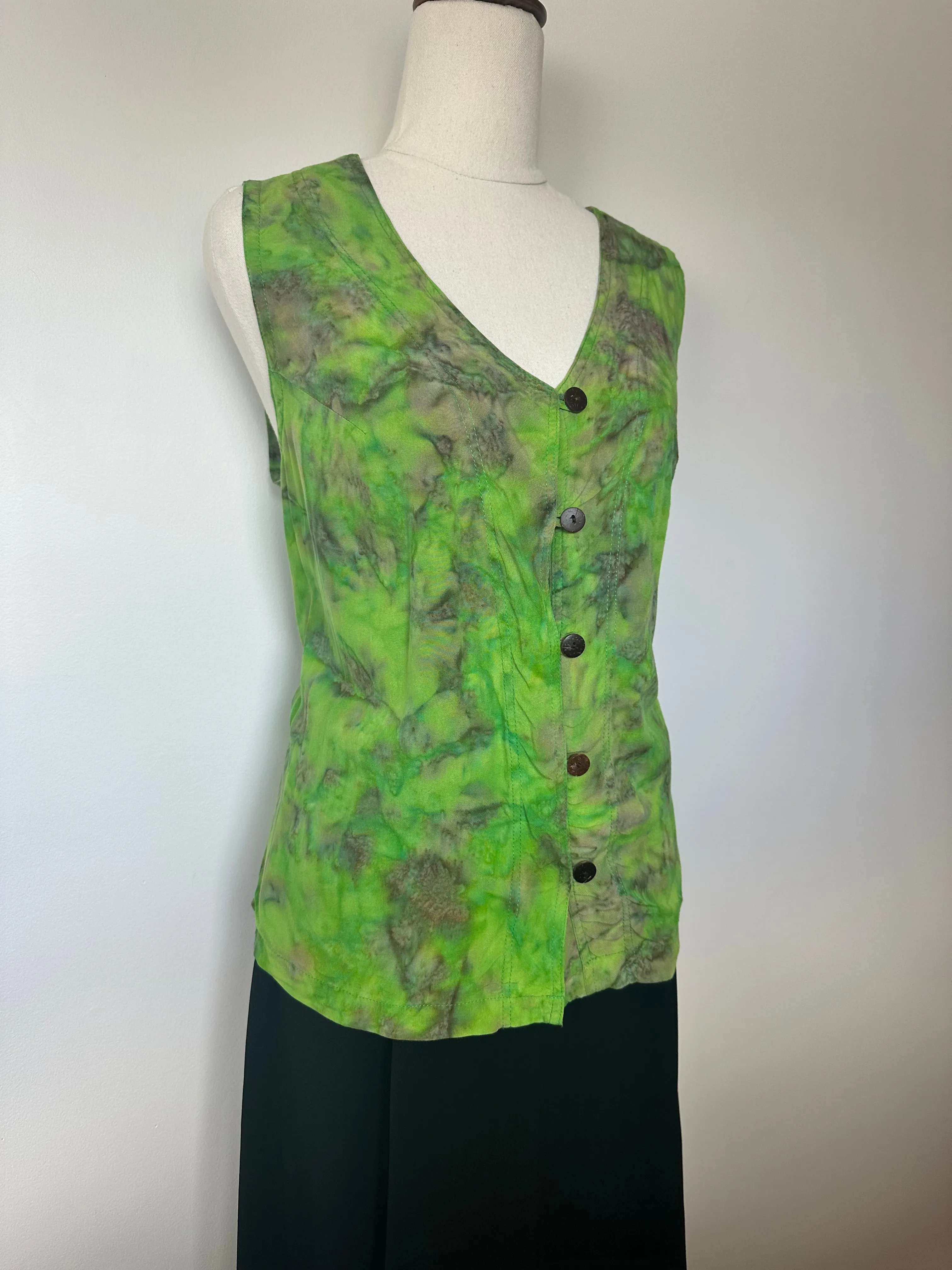 Button Tie Dye Vest (10-12)