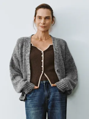 Button Up Knitted Cardigans